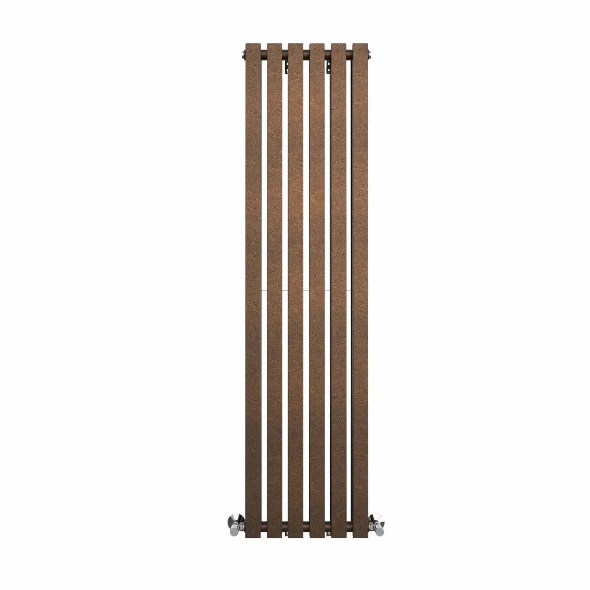 Teramo - Modern vertical flat panel radiator blackened copper