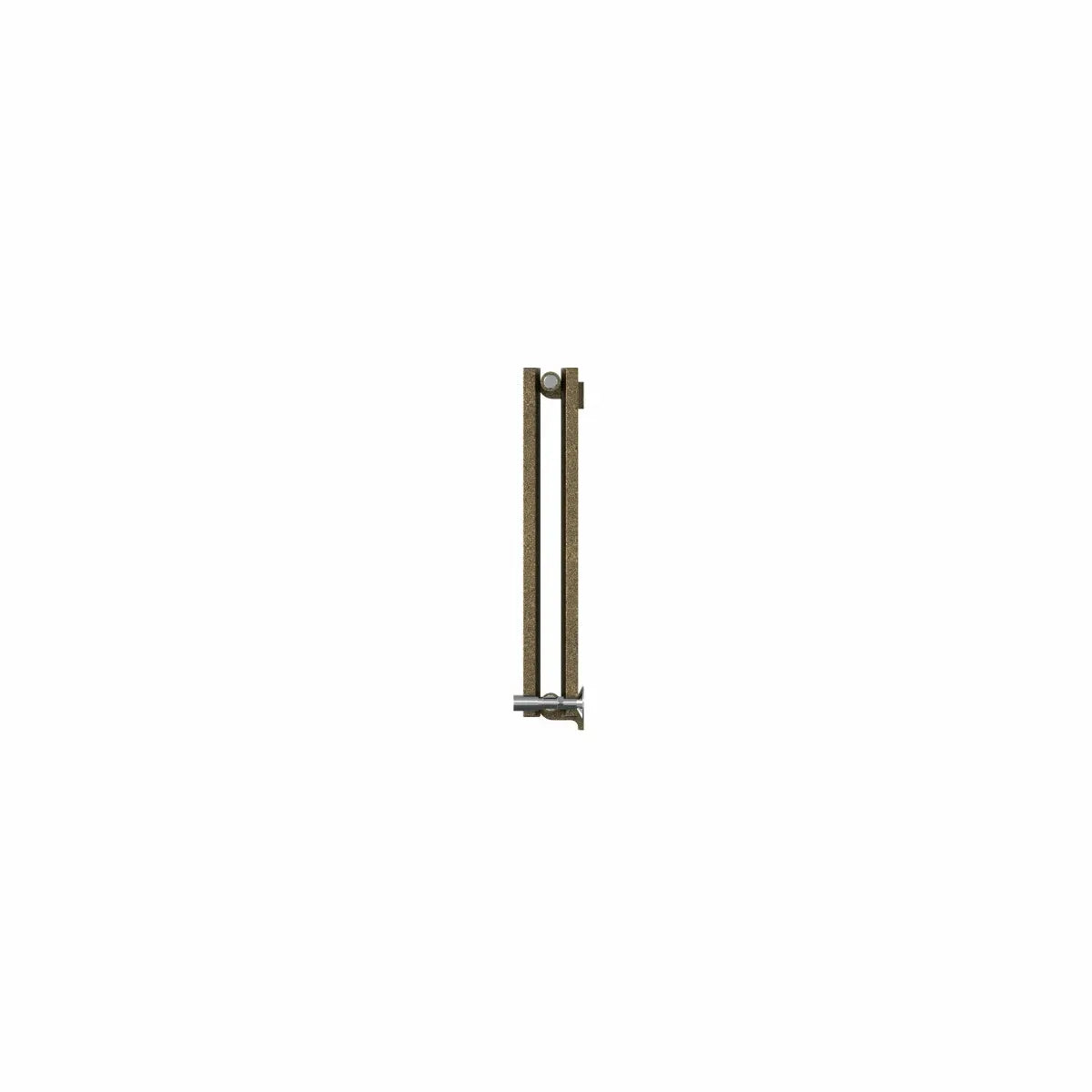 Teramo - Modern horizontal flat panel radiator blackened gold