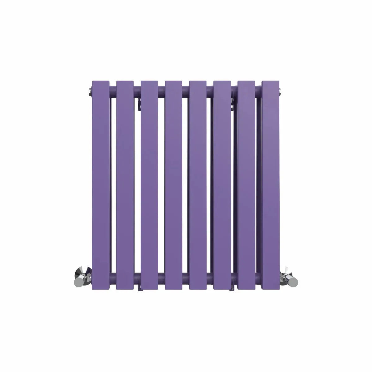 Teramo - Modern horizontal flat panel radiator blue lilac
