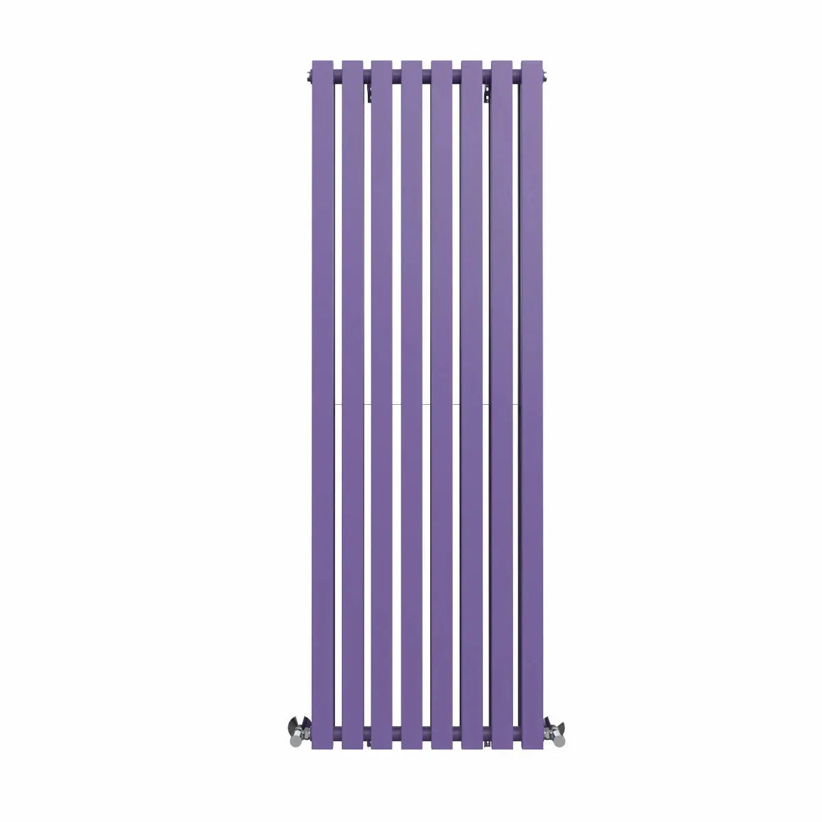 Teramo - Modern vertical flat panel radiator blue lilac