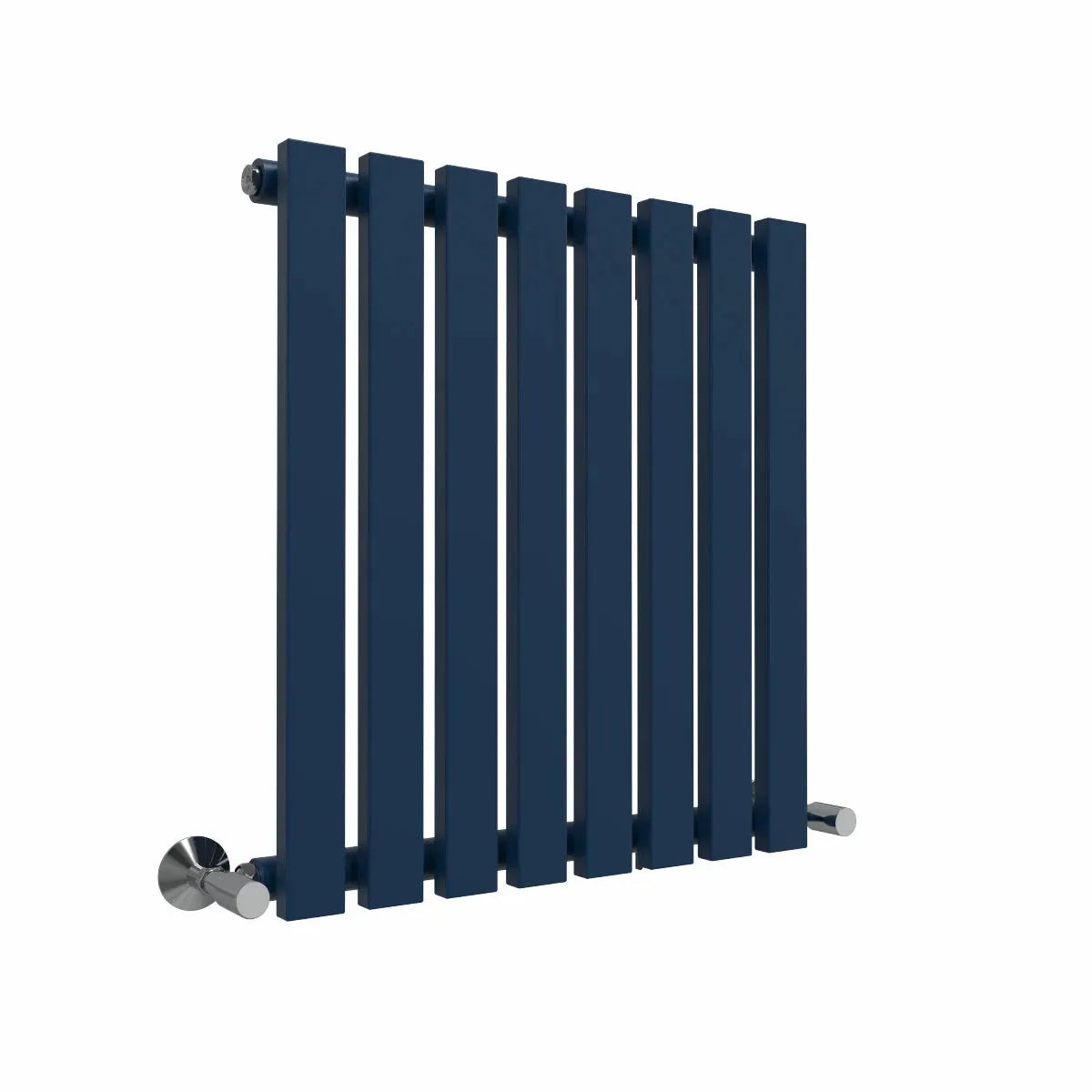Teramo - Modern horizontal flat panel radiator sapphire blue