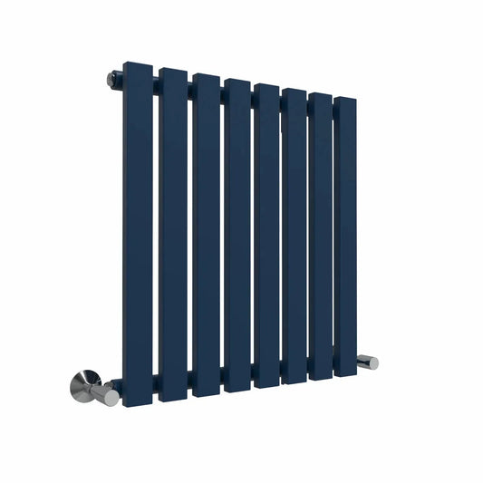 Teramo - Modern horizontal flat panel radiator sapphire blue