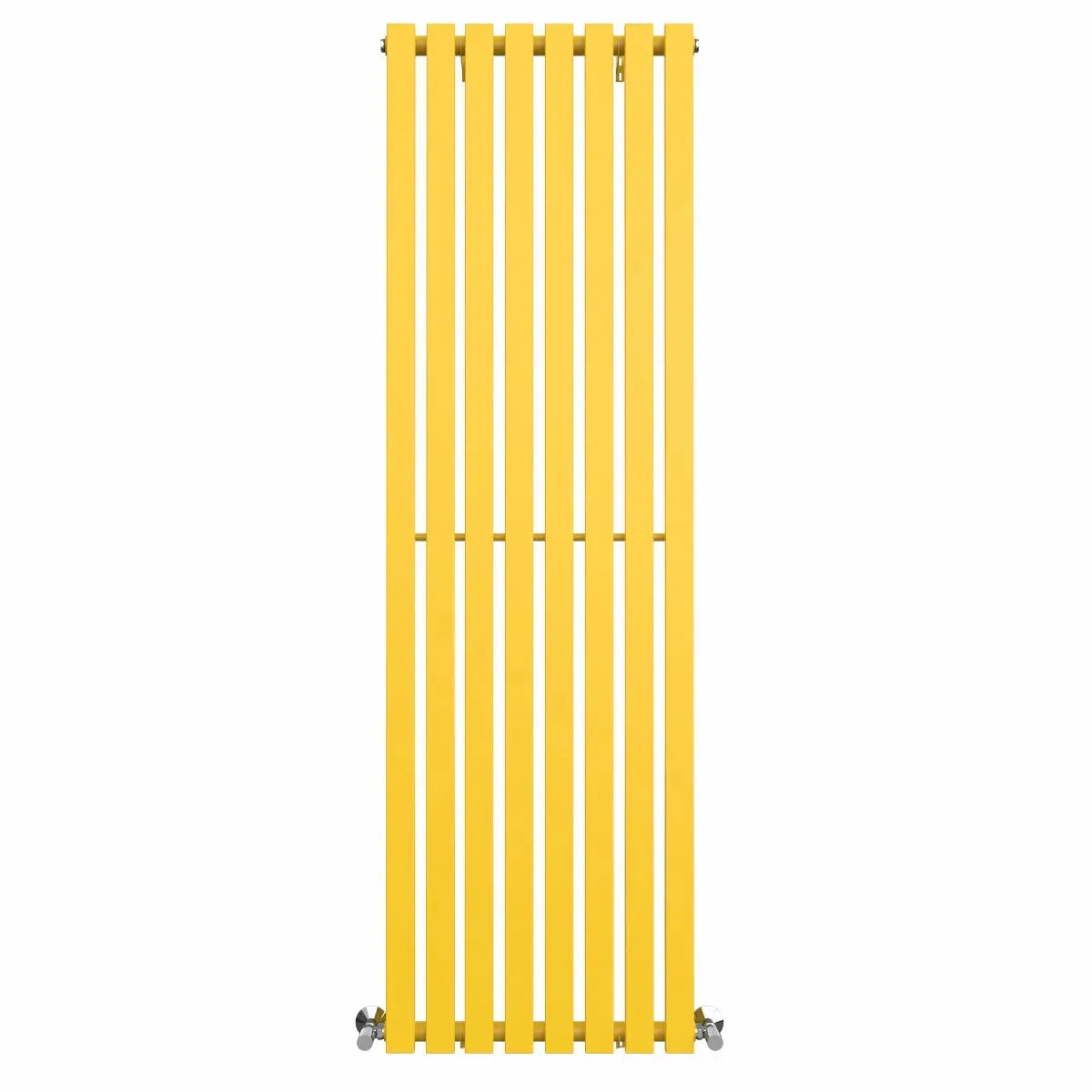 Teramo - Modern vertical flat panel radiator zinc yellow