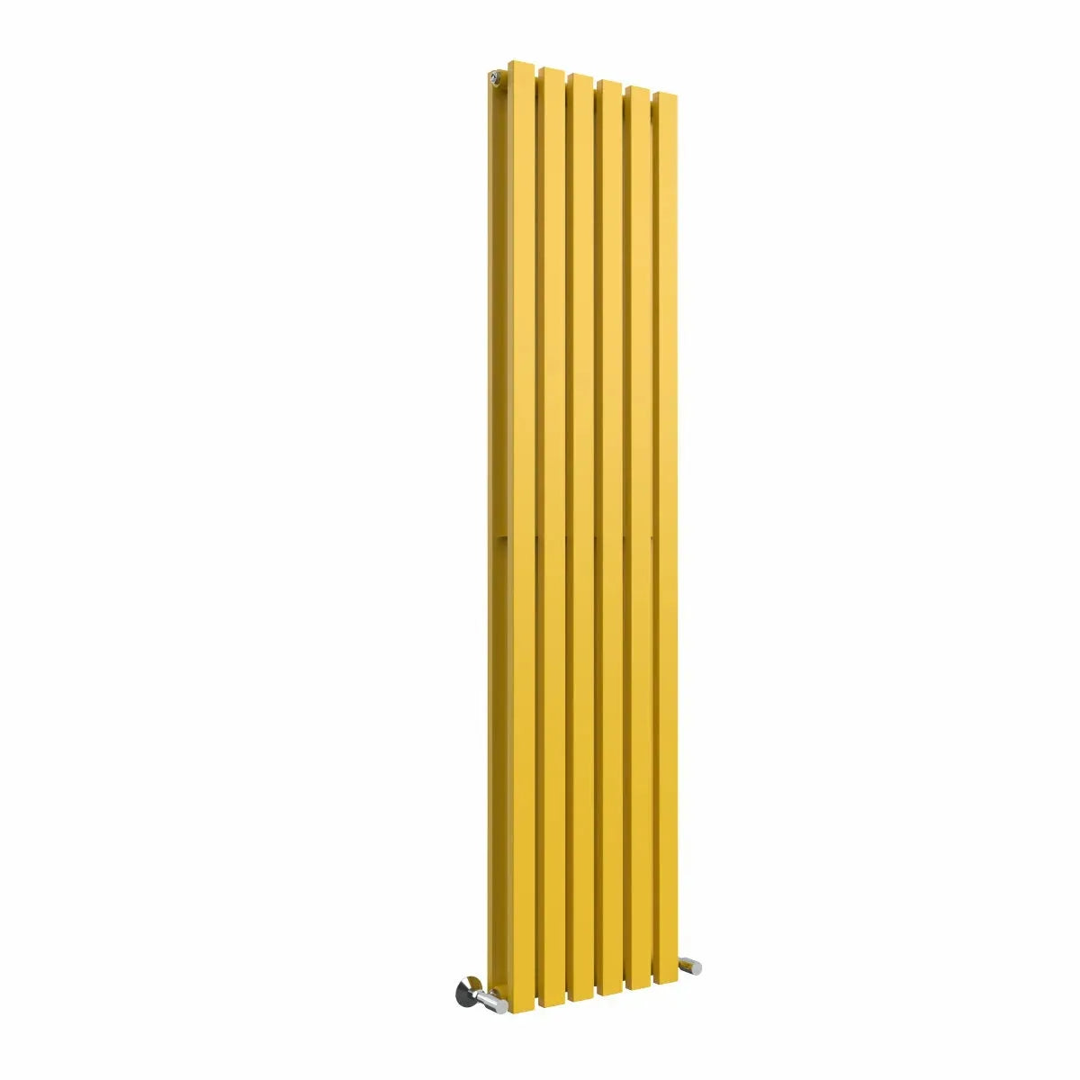 Teramo - Modern vertical flat panel radiator zinc yellow