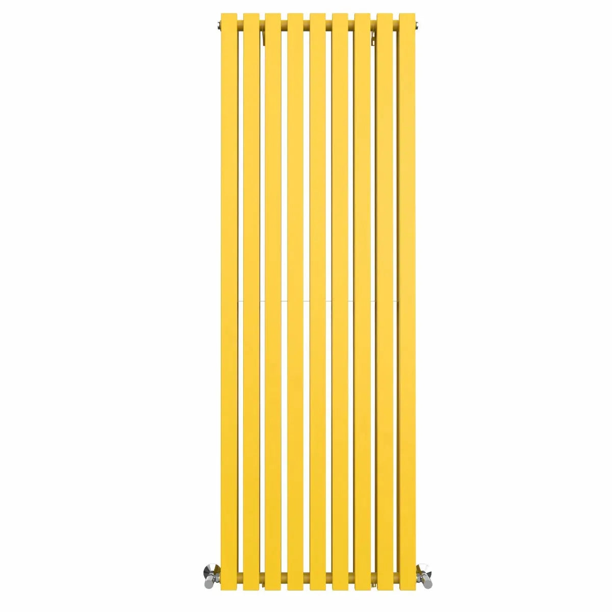 Teramo - Modern vertical flat panel radiator zinc yellow
