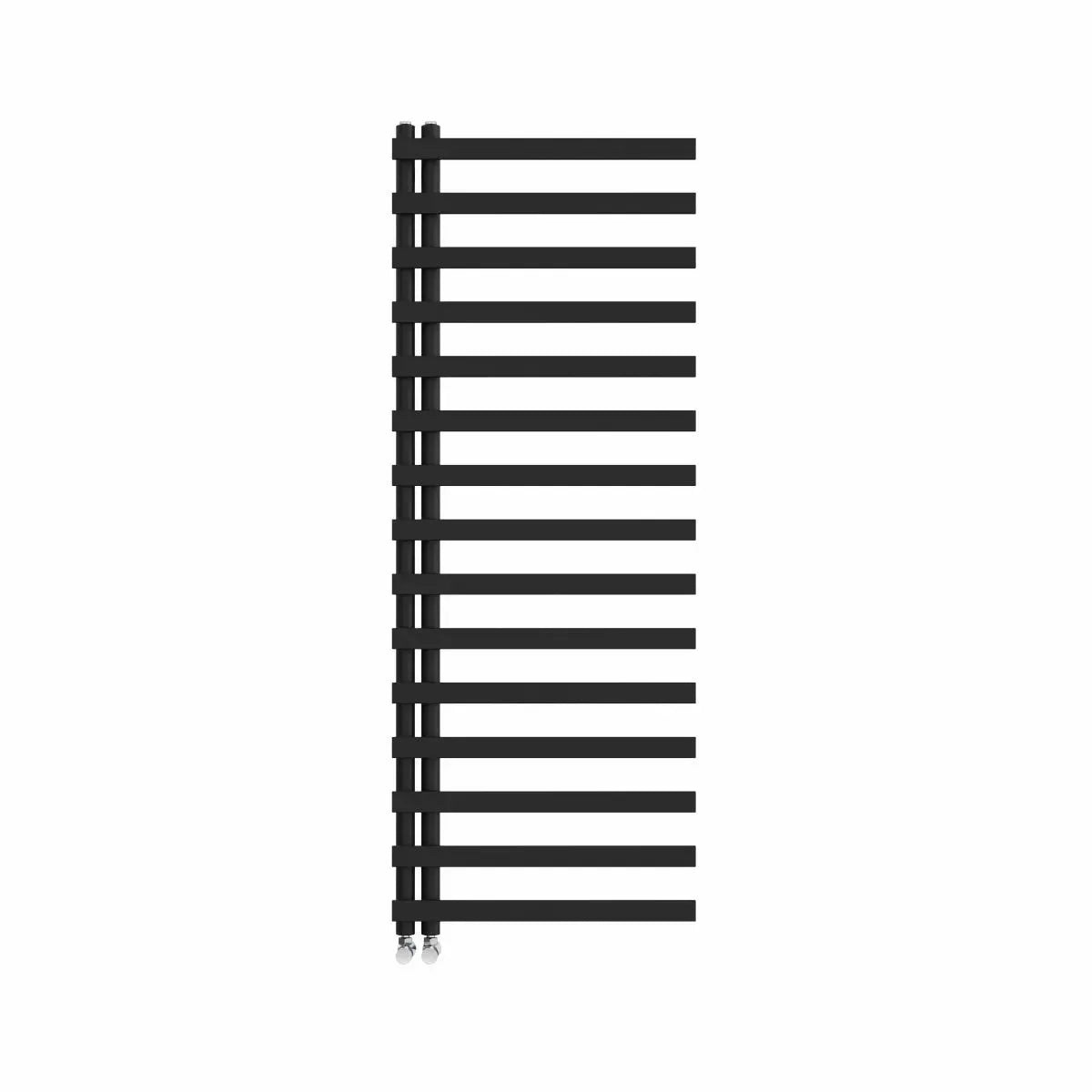 Belluno - Designer heated towel rail black - Warmthology