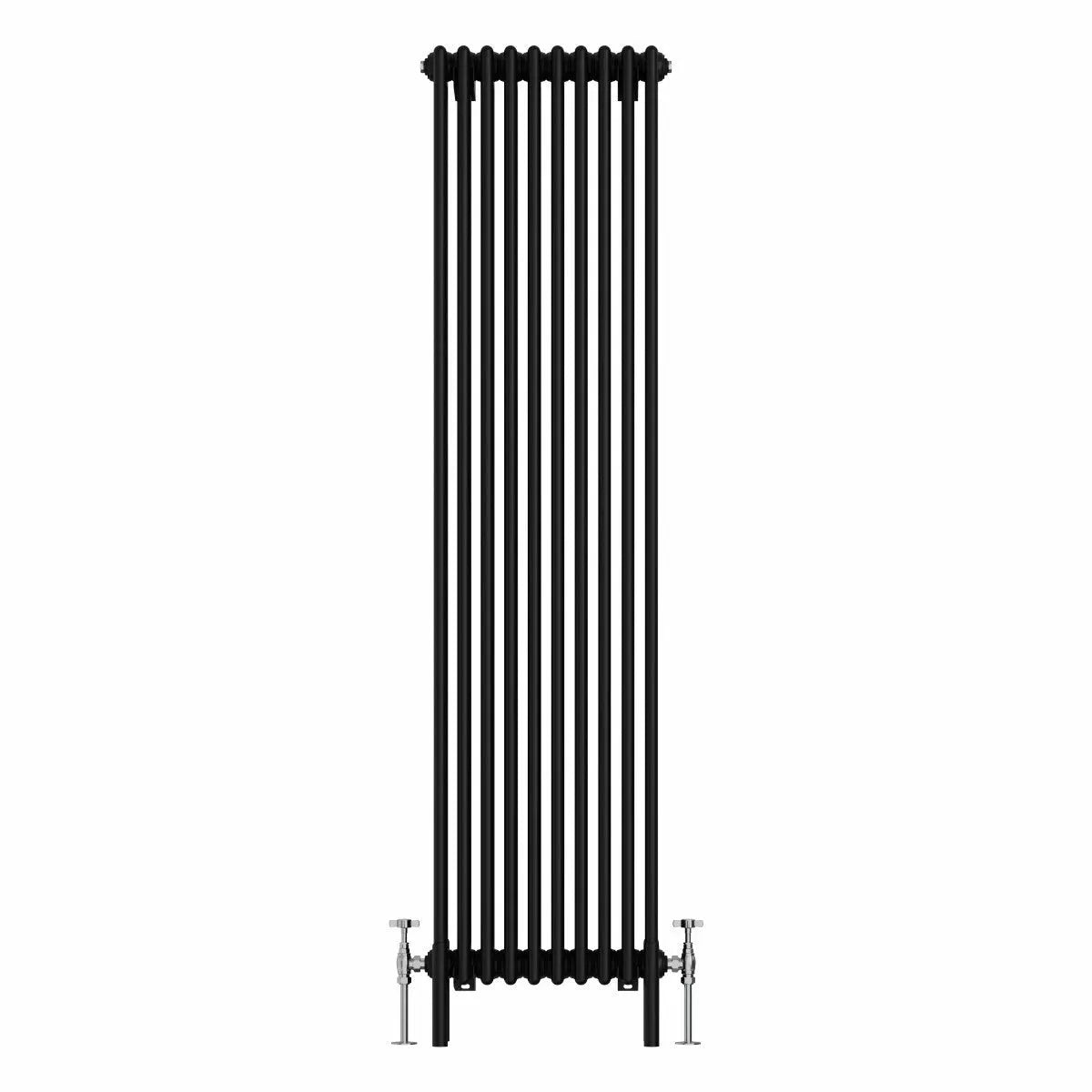 Ferentino - Traditional vertical column radiator black - Warmthology