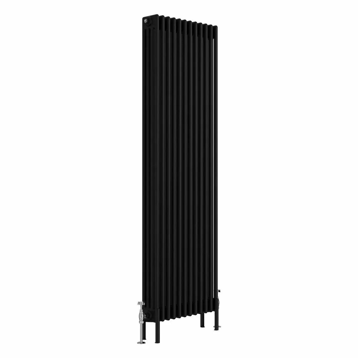 Ferentino - Traditional vertical column radiator black - Warmthology