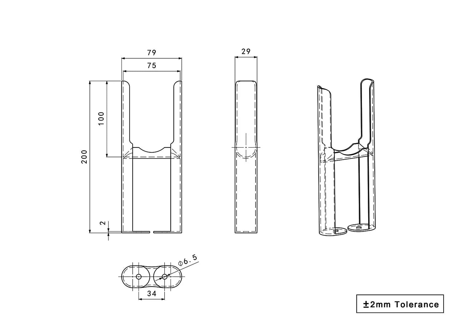 Ferentino - Traditional radiator mounting legs