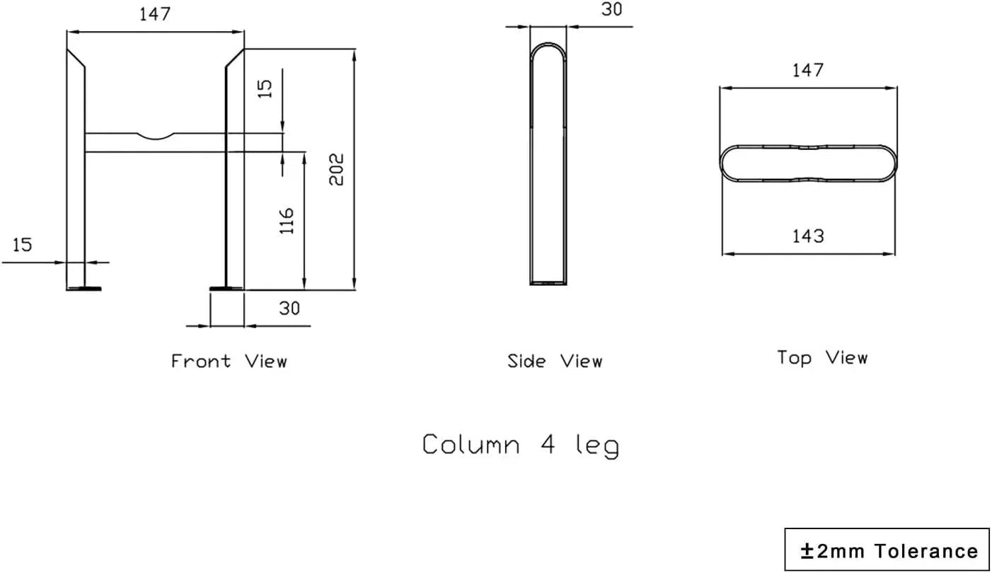 Ferentino - Traditional radiator mounting legs