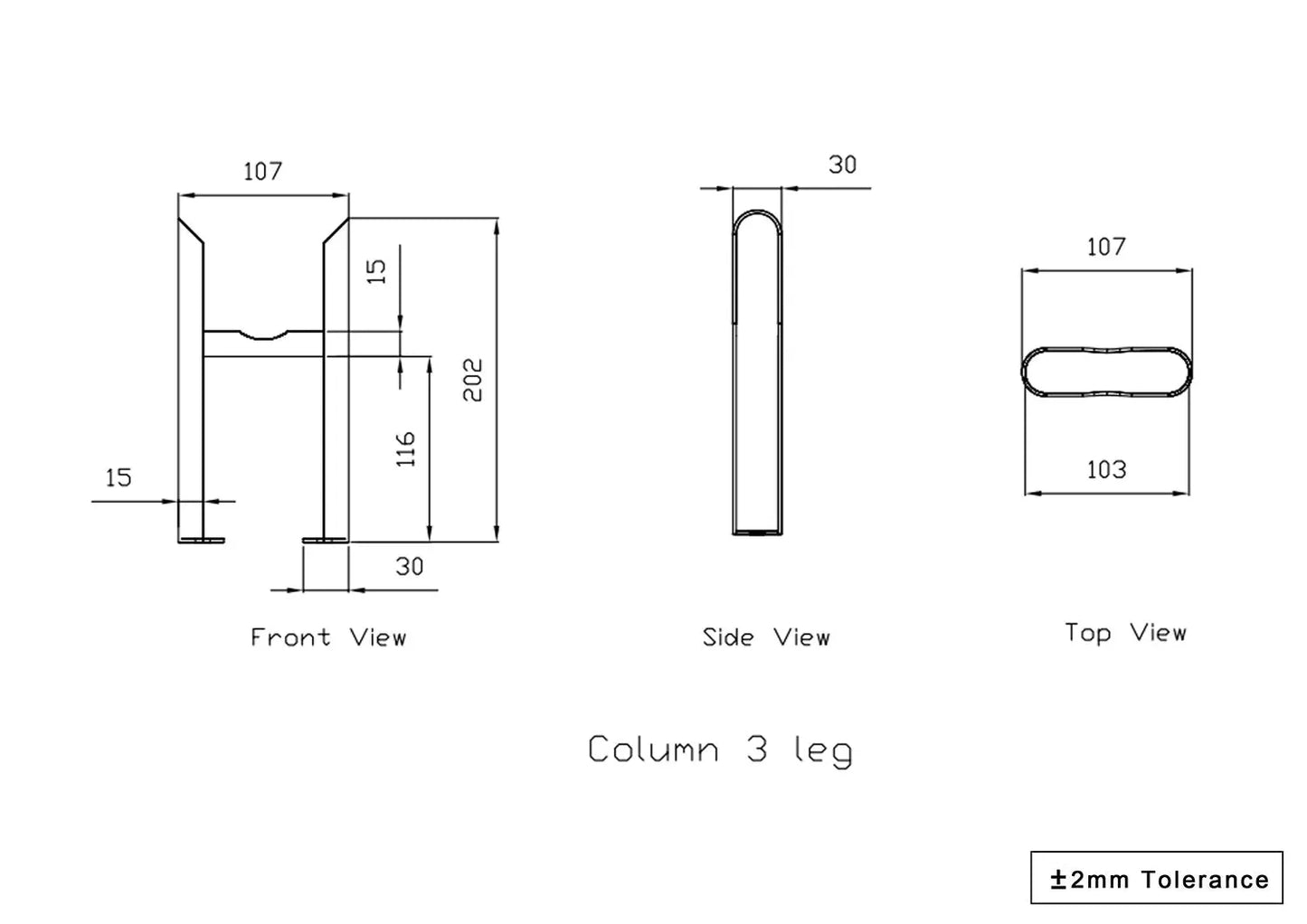 Ferentino - Traditional radiator mounting legs