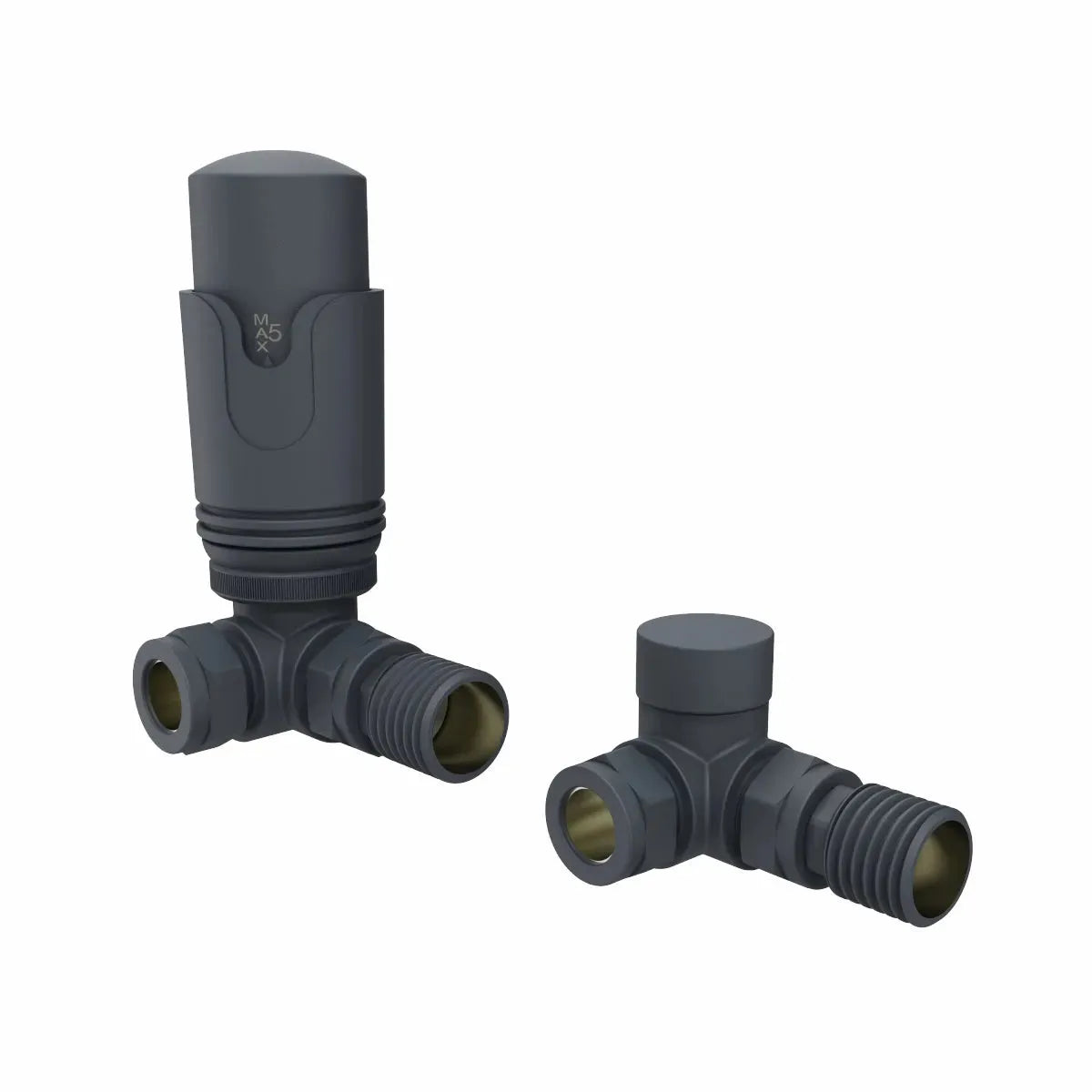 Corner thermostatic radiator valves