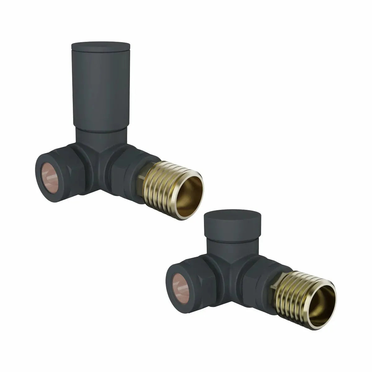 Modern round corner radiator valves