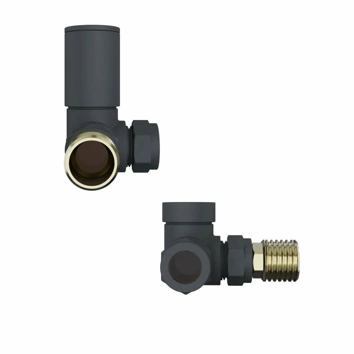 Modern round corner radiator valves