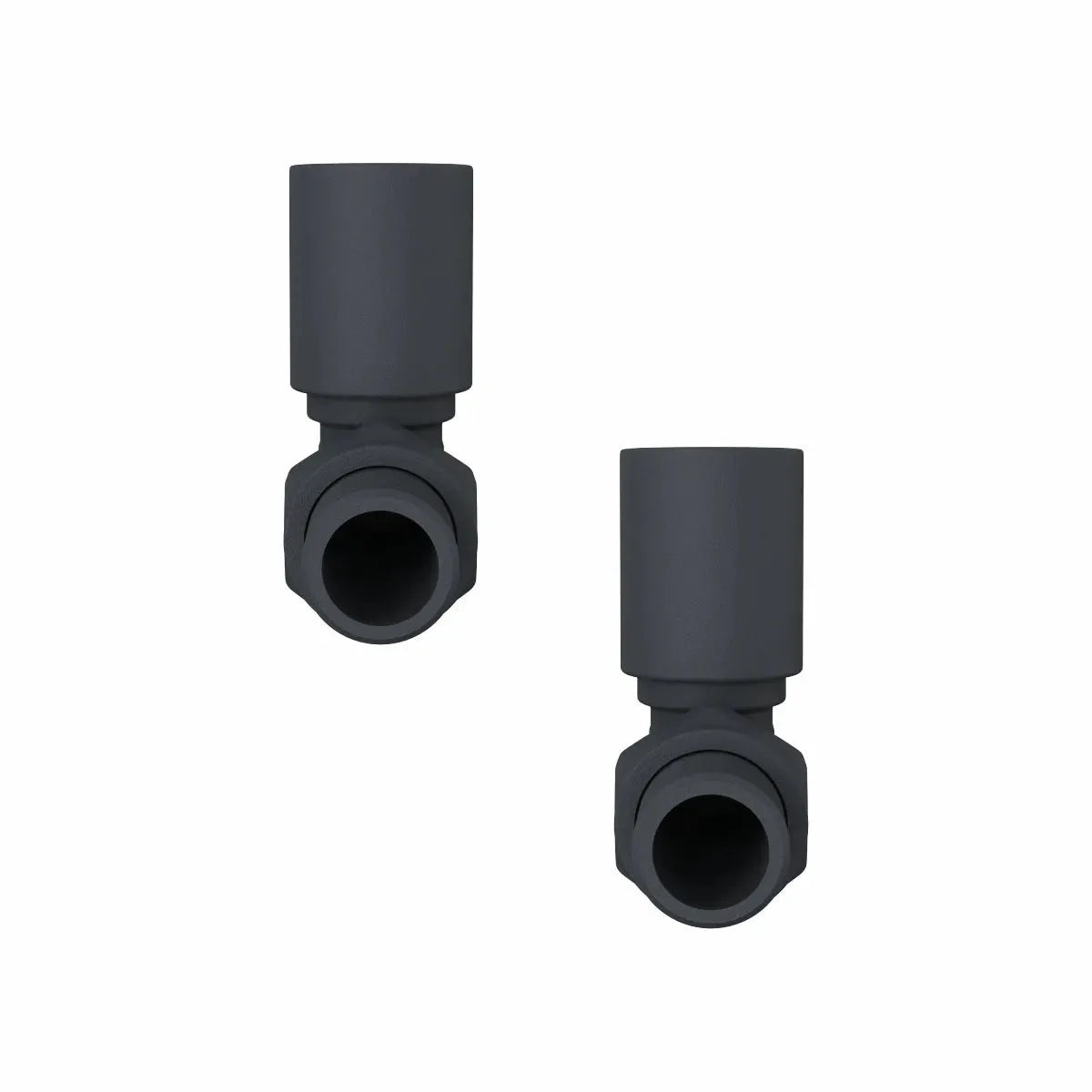 Modern round straight radiator valves