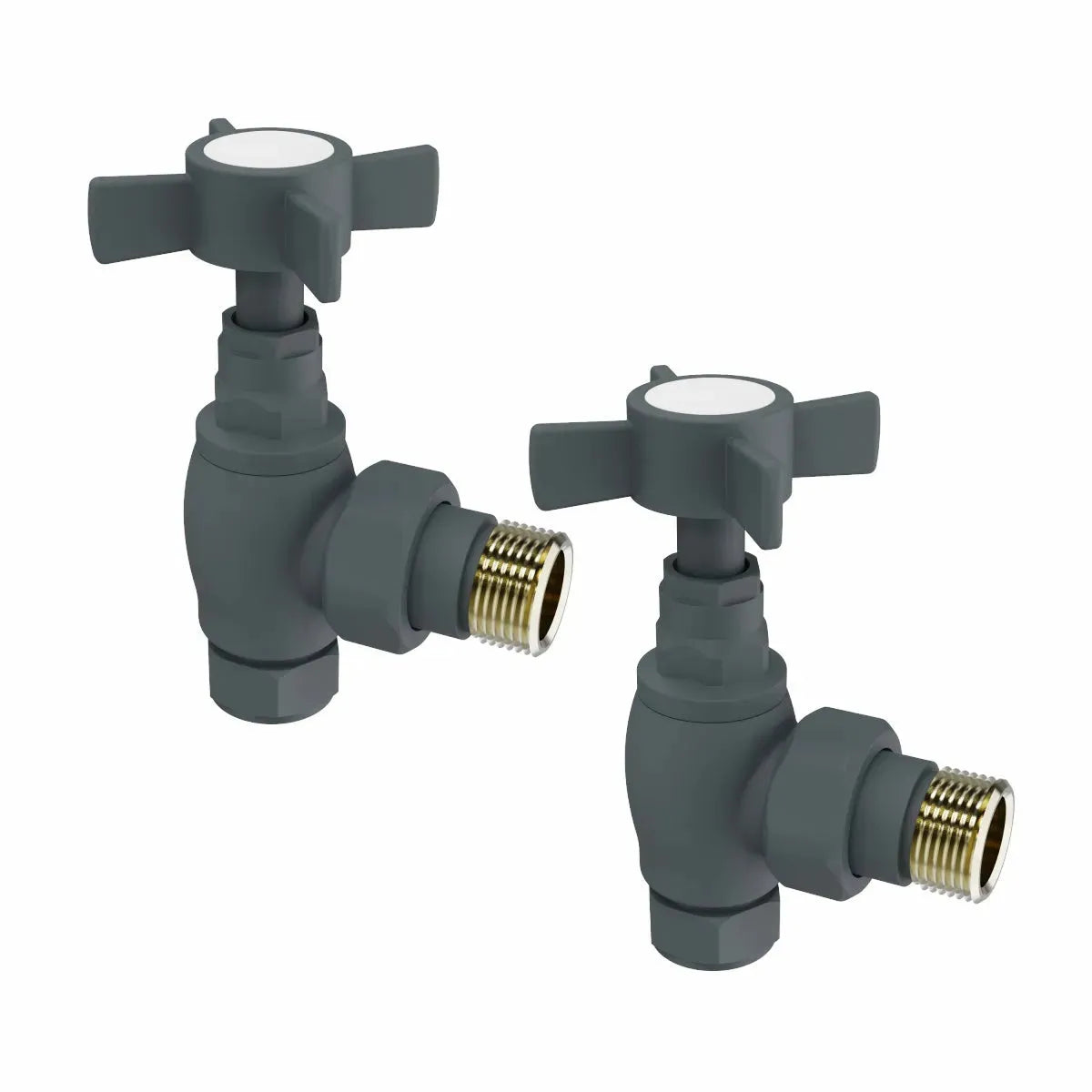 Traditional cross-head corner radiator valves