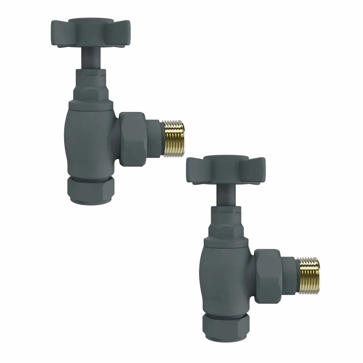 Traditional cross-head corner radiator valves