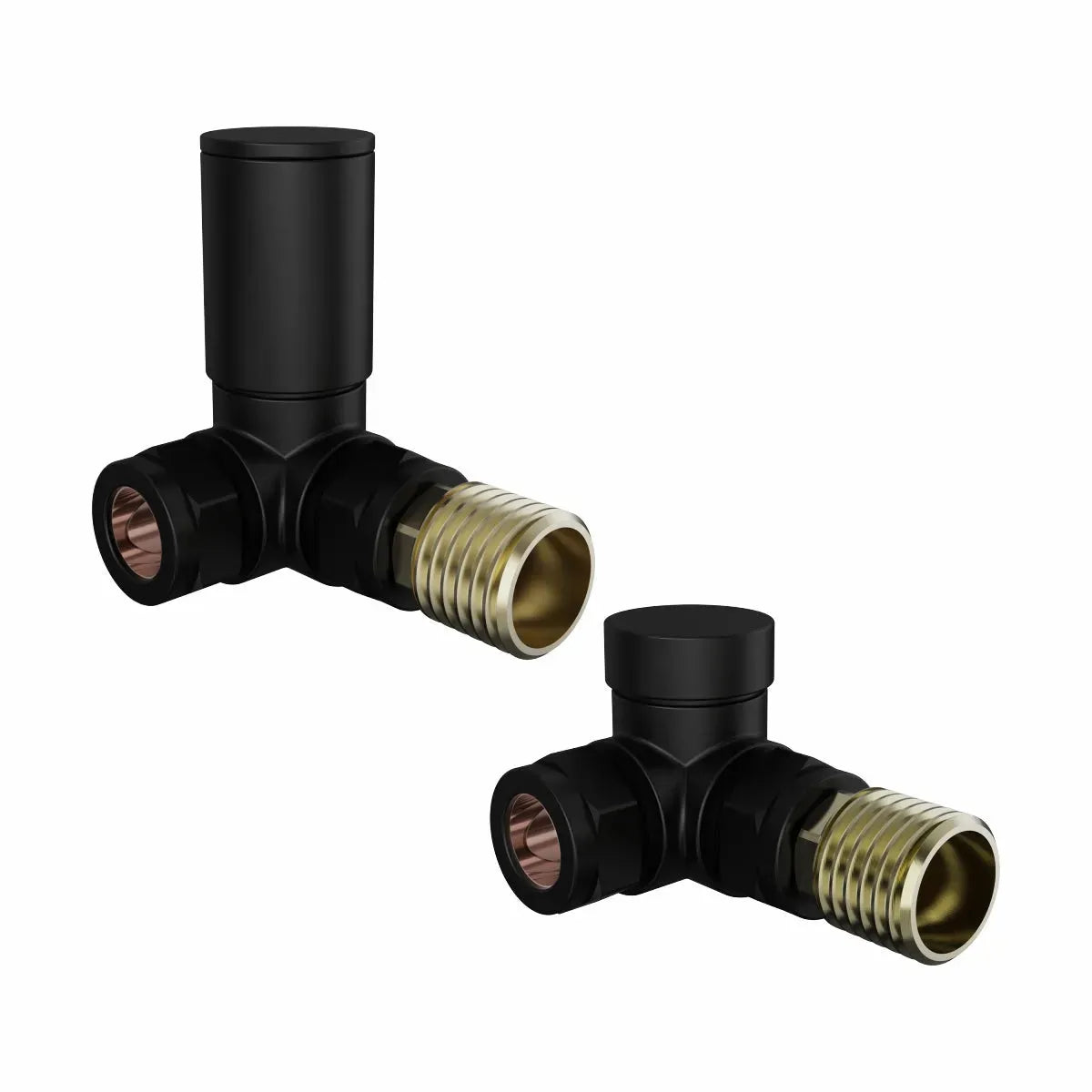 Modern round corner radiator valves