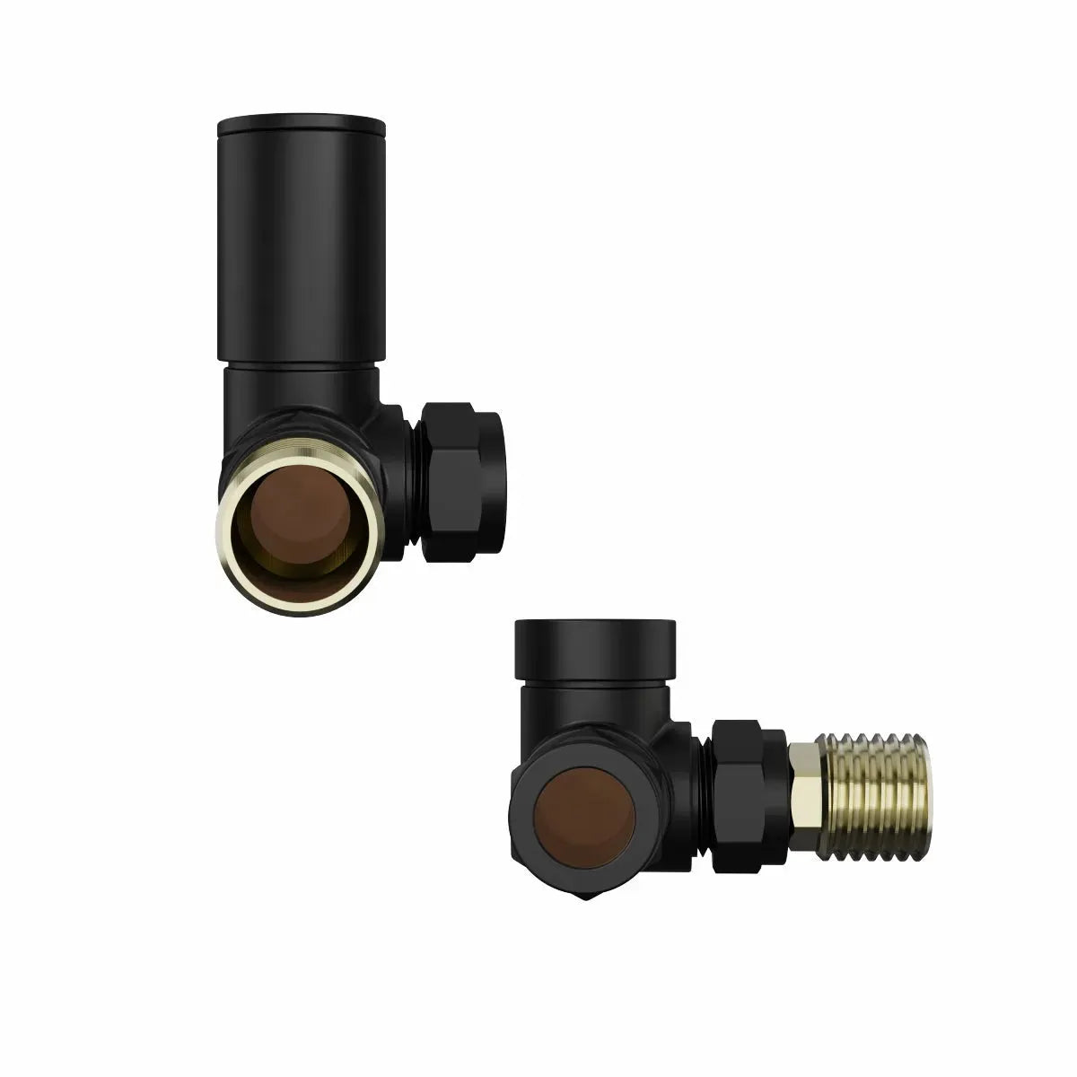 Modern round corner radiator valves