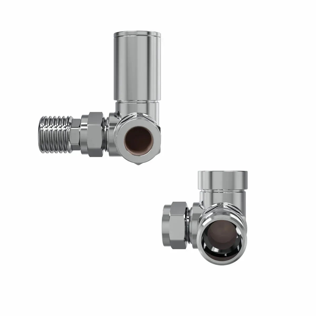 Modern round corner radiator valves