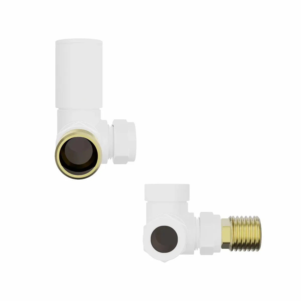 Modern round corner radiator valves