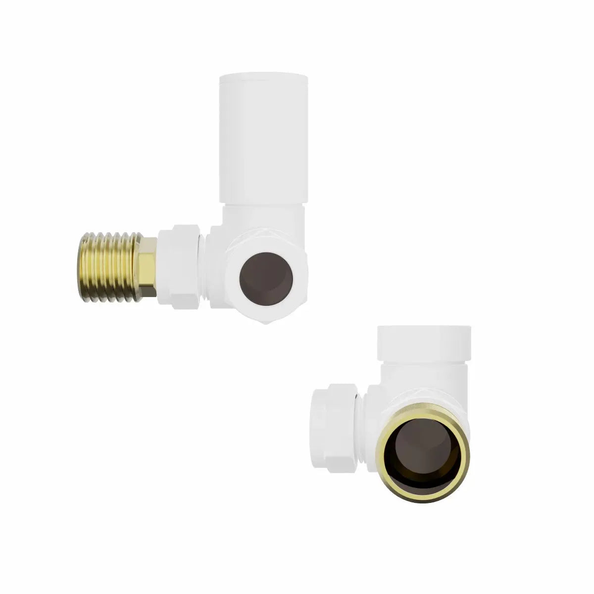 Modern round corner radiator valves