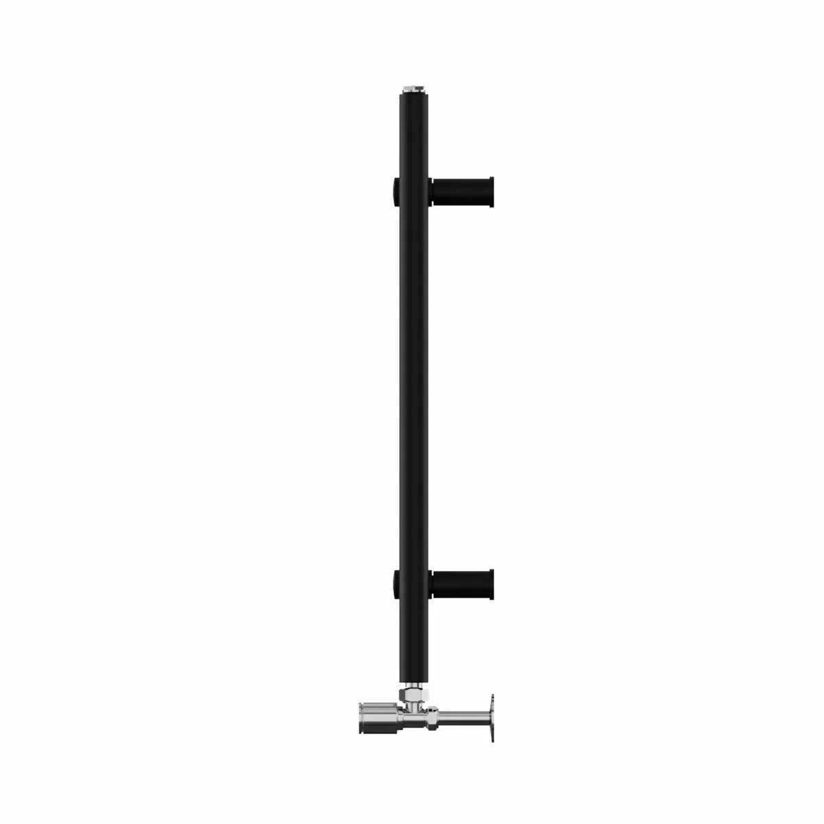 Enna - Straight heated towel rail black