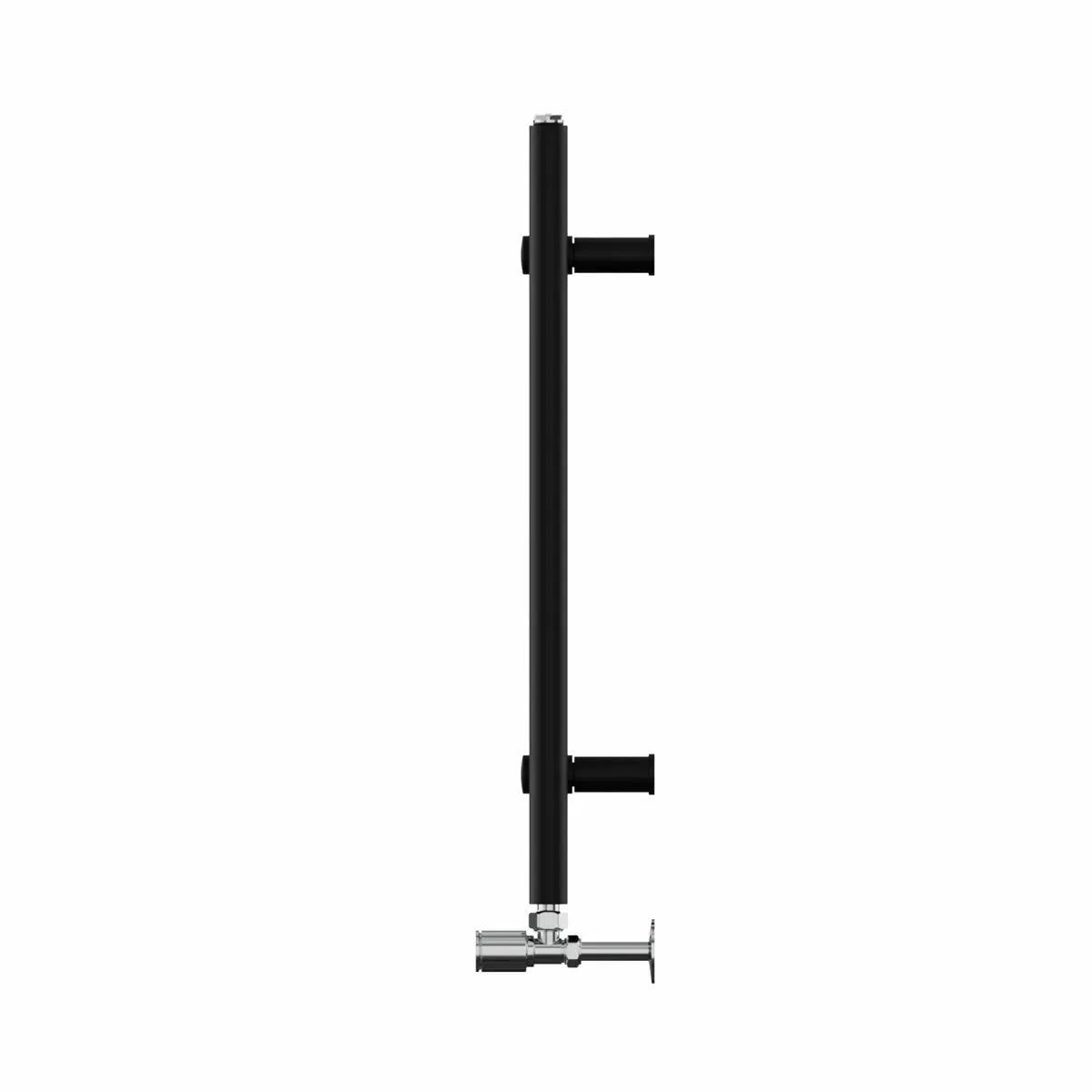 Enna - Straight heated towel rail black