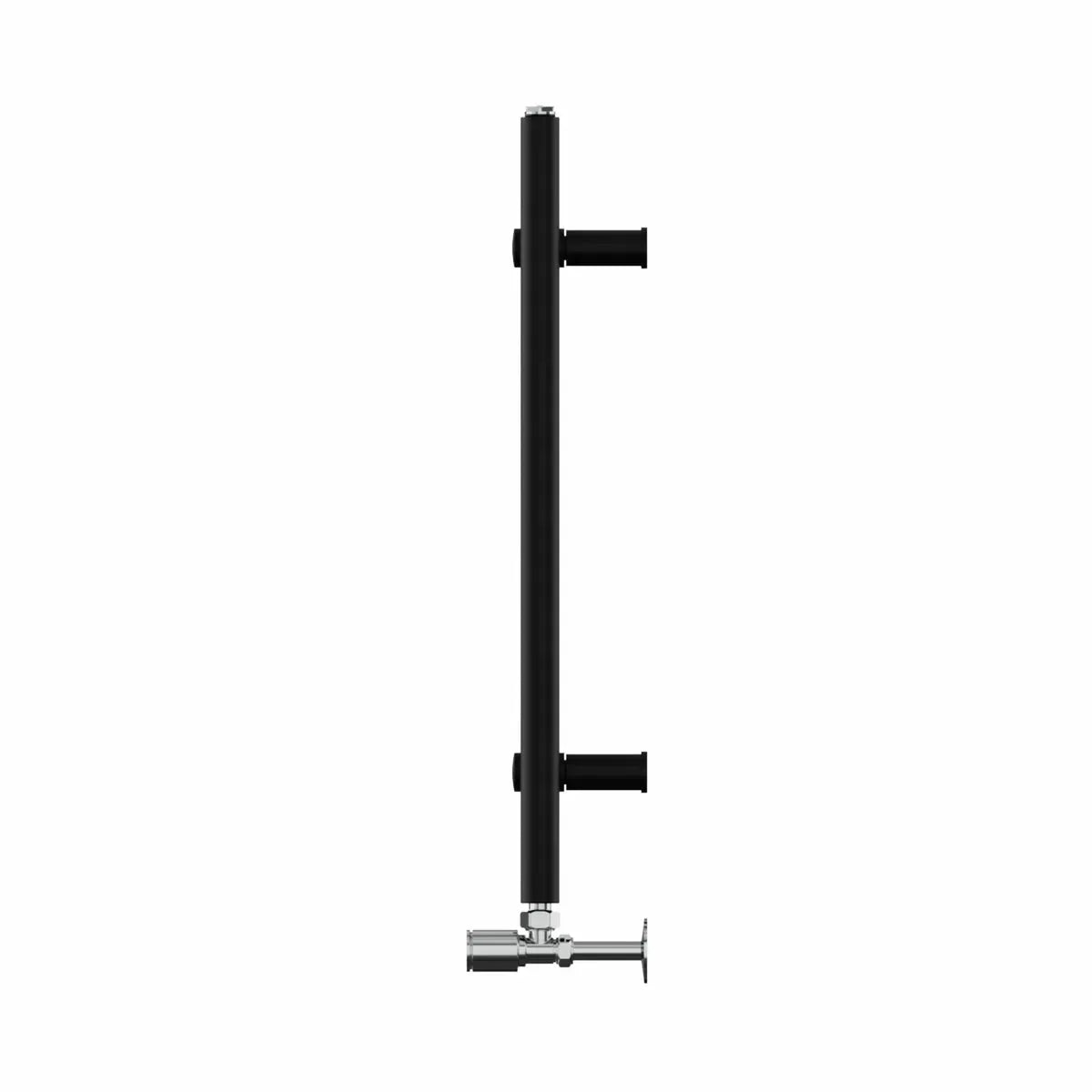 Enna - Straight heated towel rail black