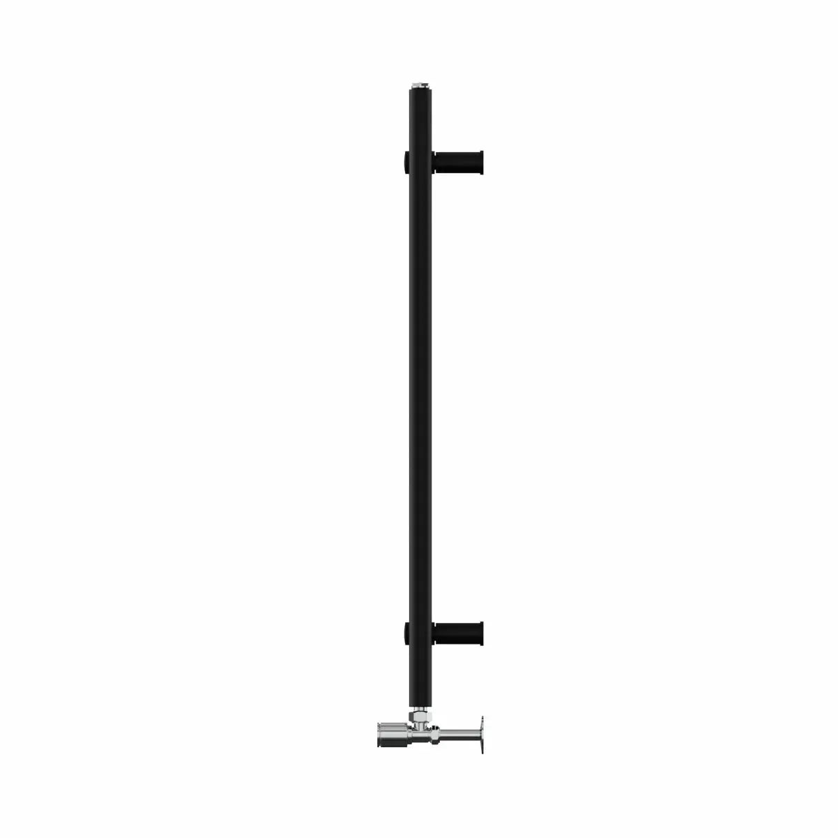 Enna - Straight heated towel rail black