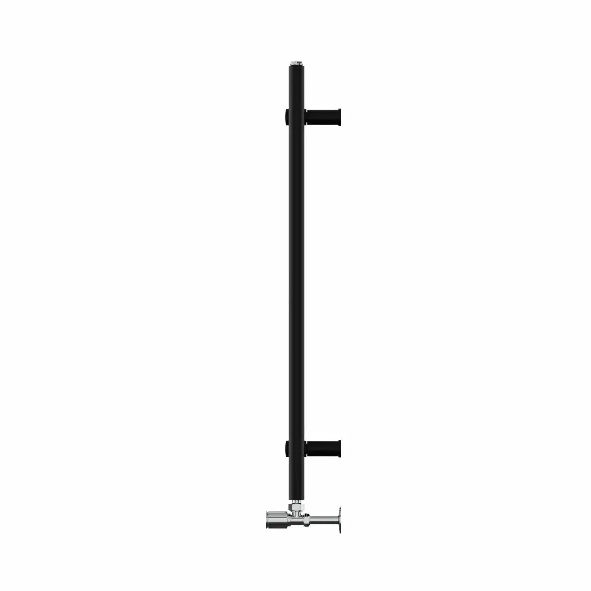 Enna - Straight heated towel rail black