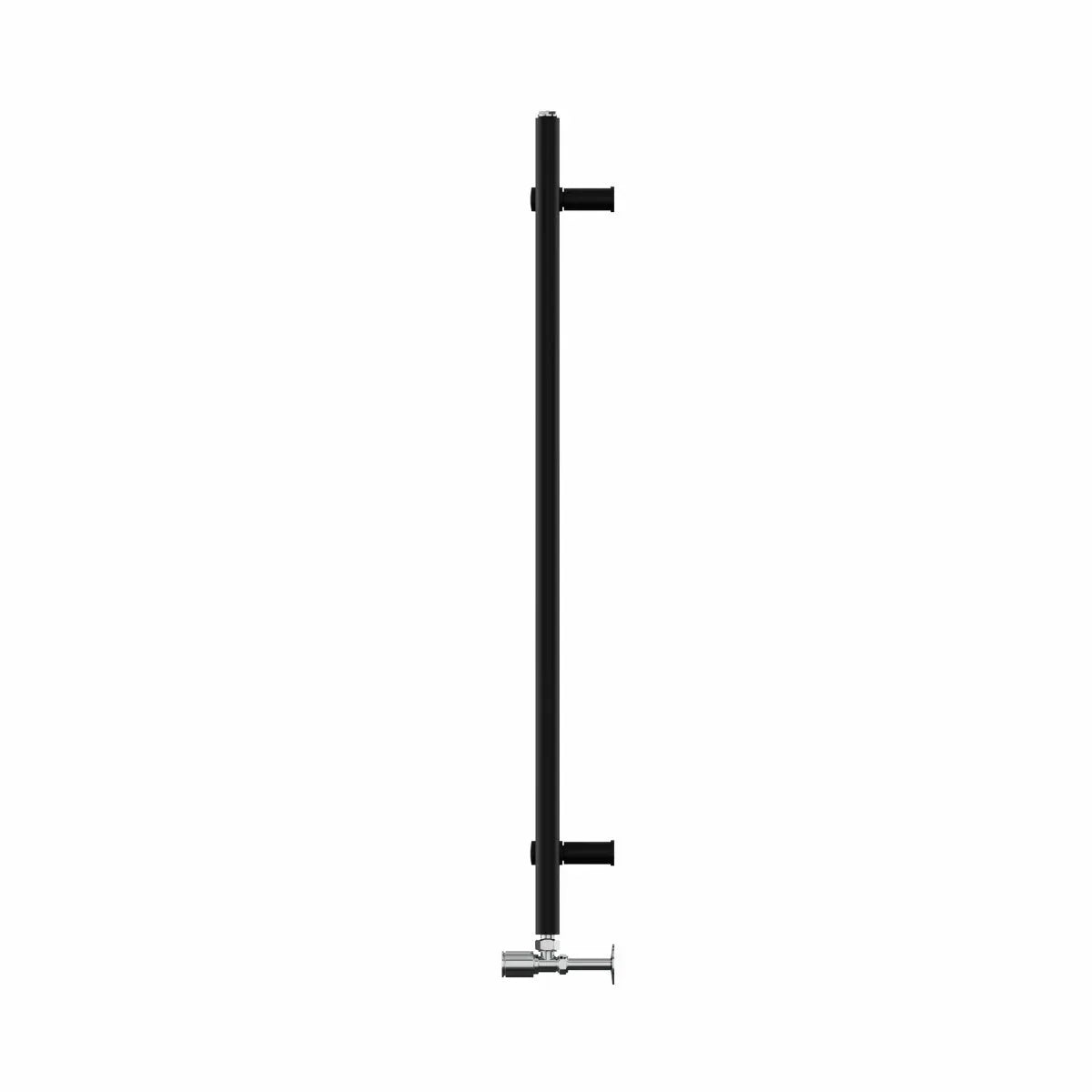 Enna - Straight heated towel rail black