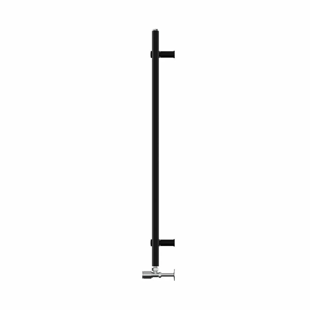 Enna - Straight heated towel rail black