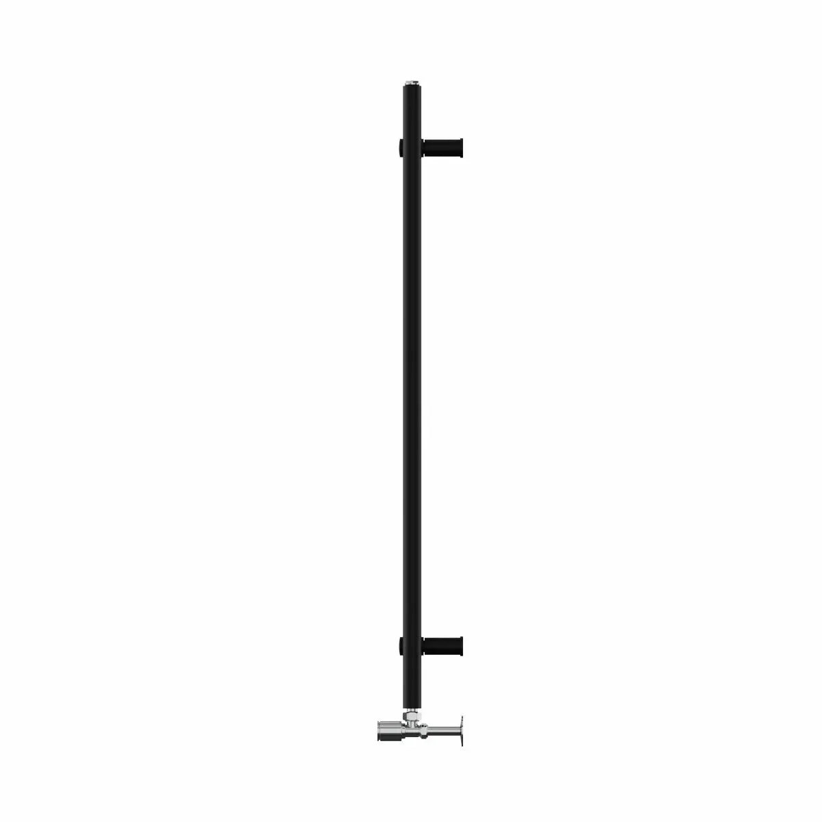 Enna - Straight heated towel rail black