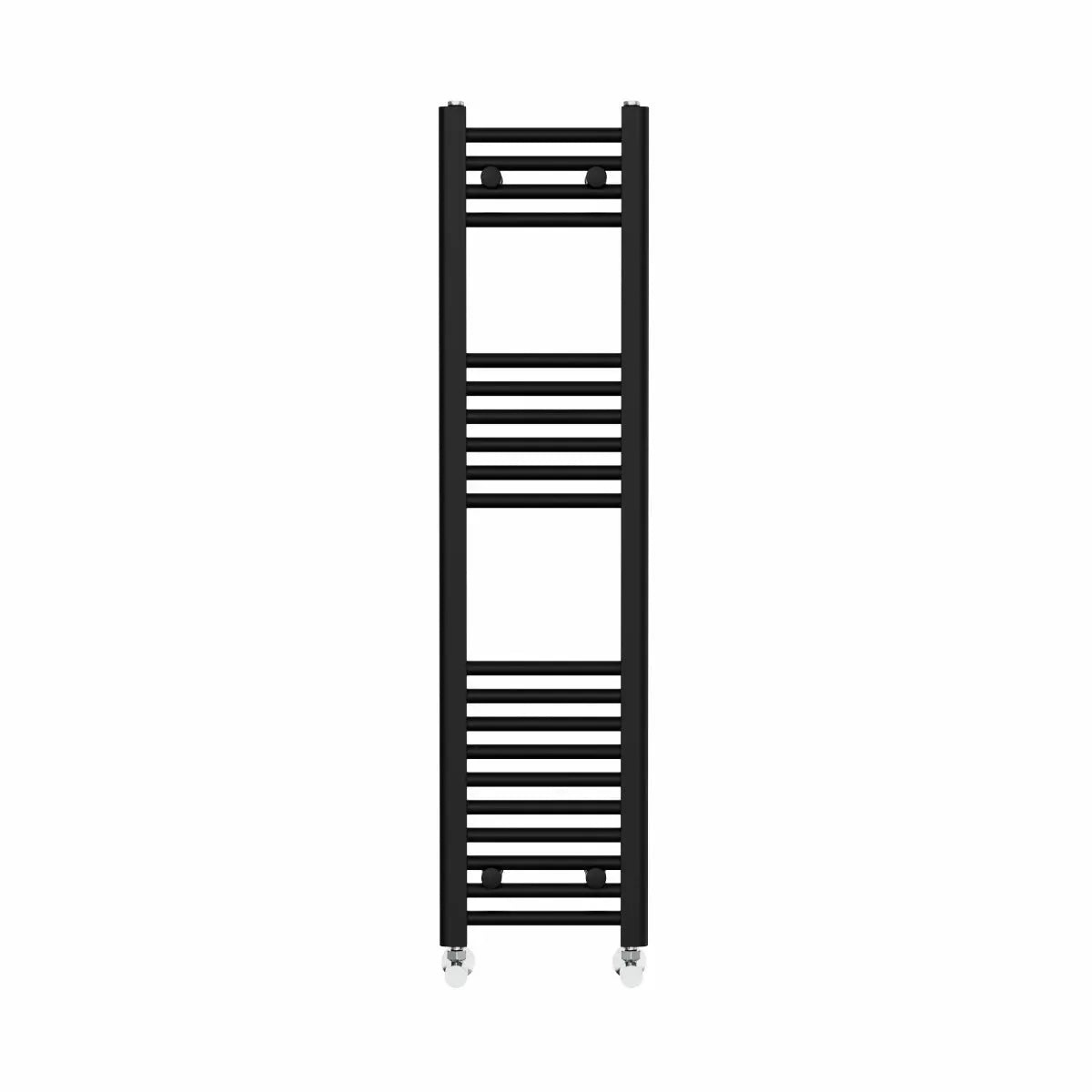 Enna - Straight heated towel rail black