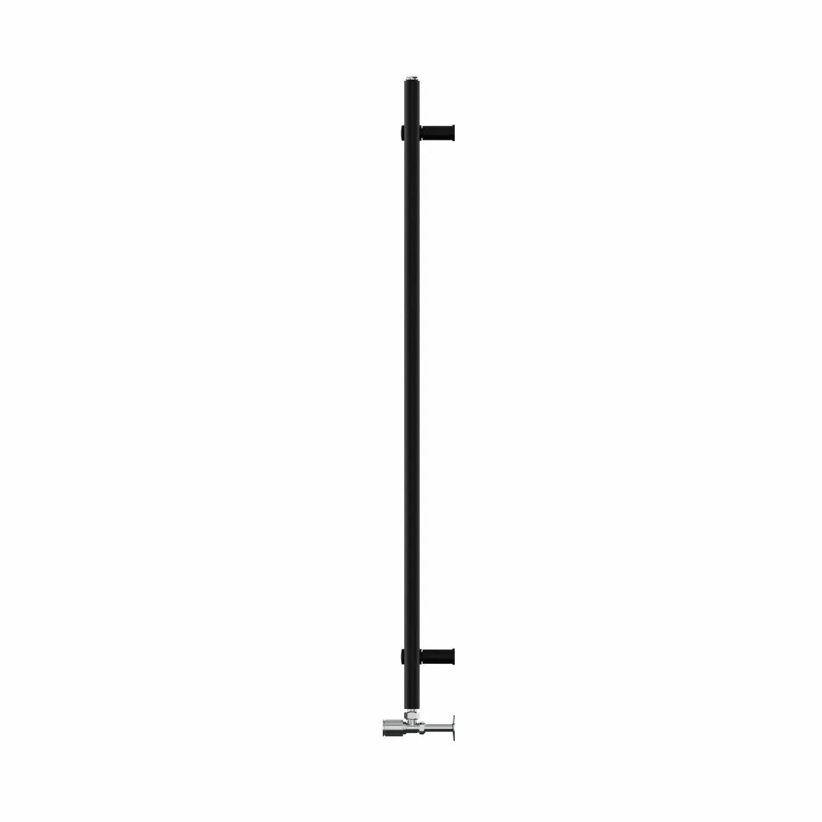 Enna - Straight heated towel rail black