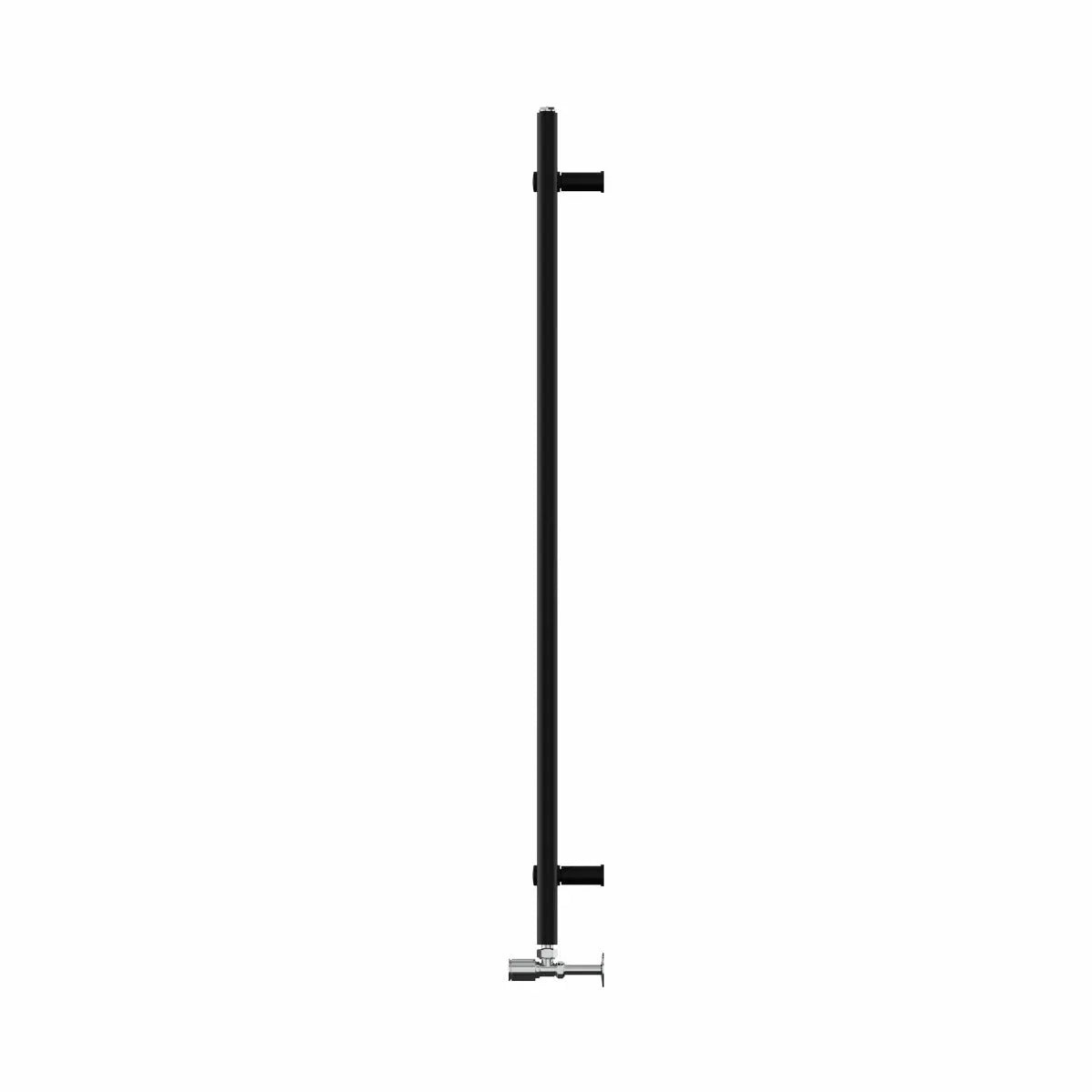 Enna - Straight heated towel rail black