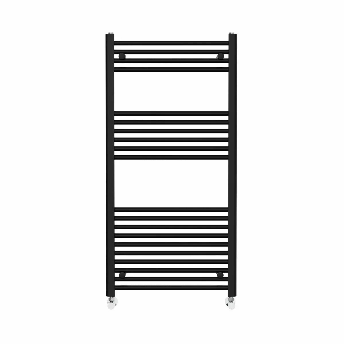 Enna - Straight heated towel rail black