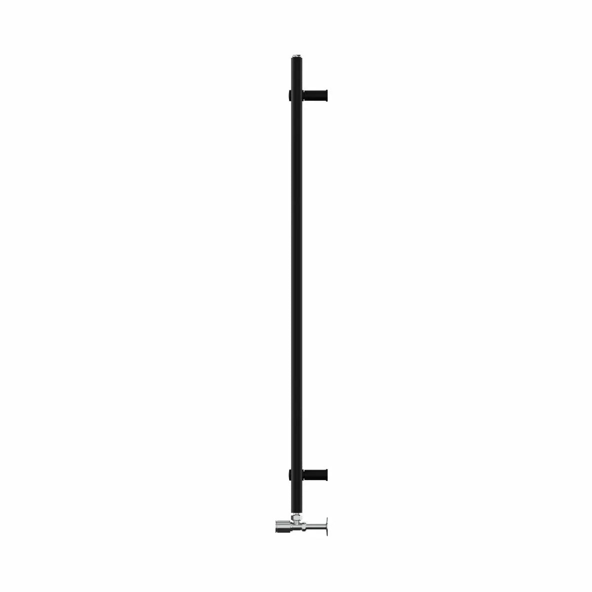 Enna - Straight heated towel rail black