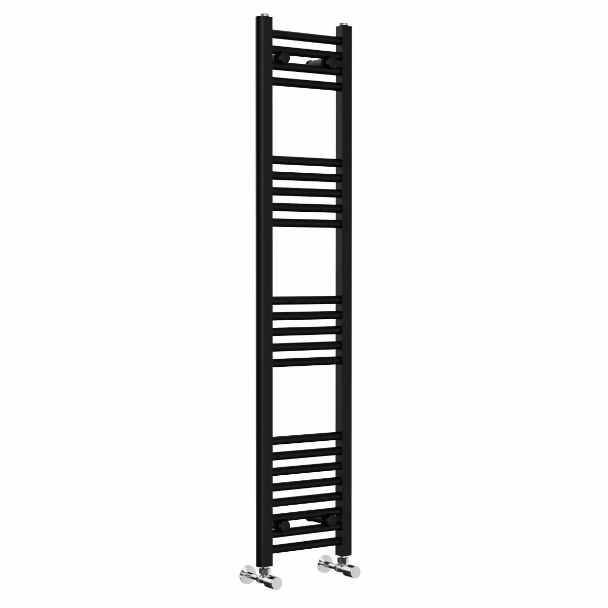 Enna - Straight heated towel rail black