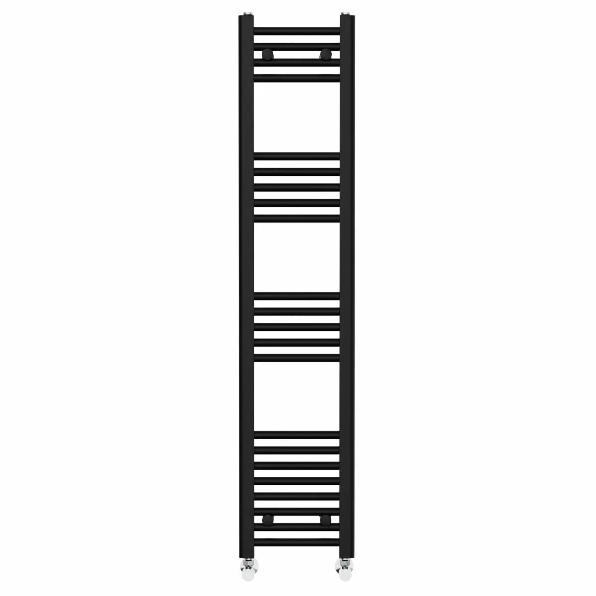 Enna - Straight heated towel rail black