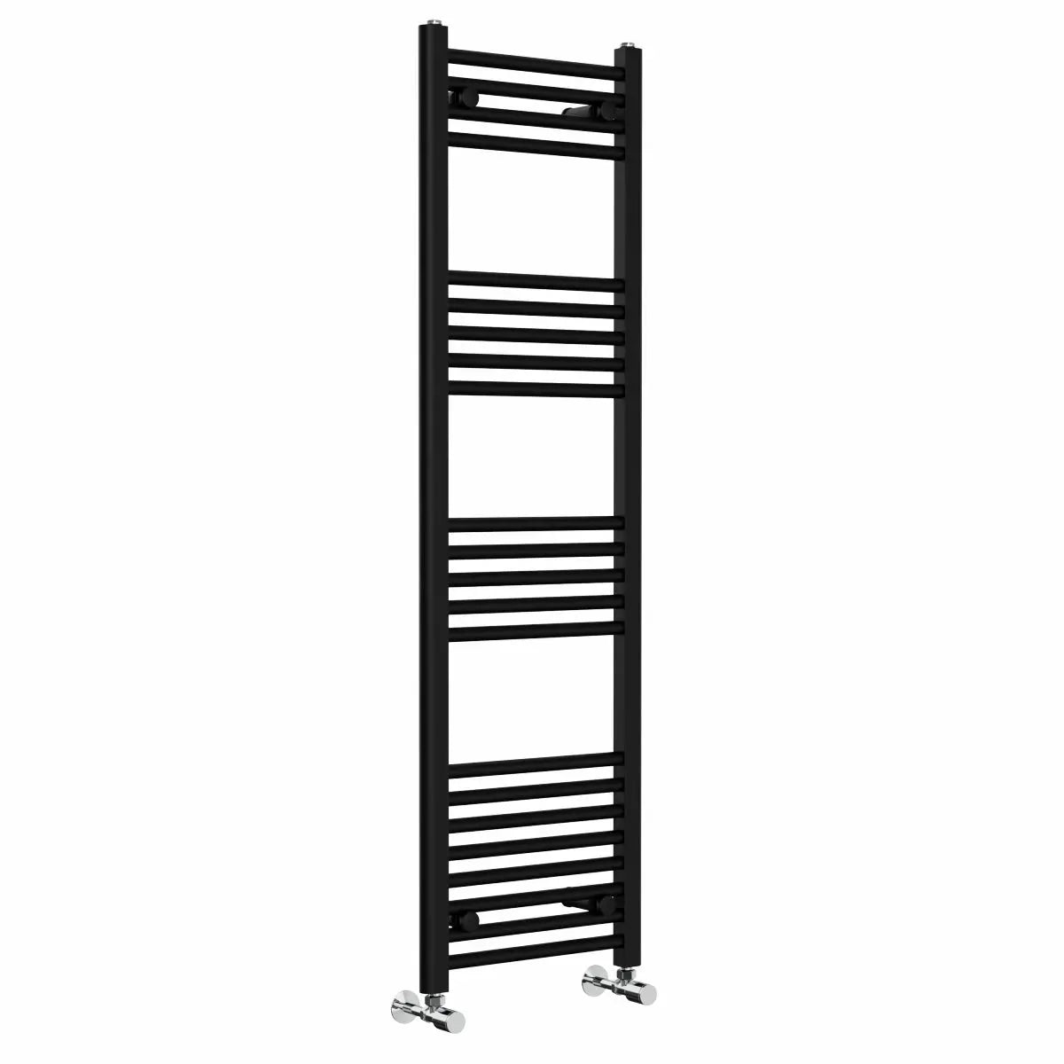 Enna - Straight heated towel rail black