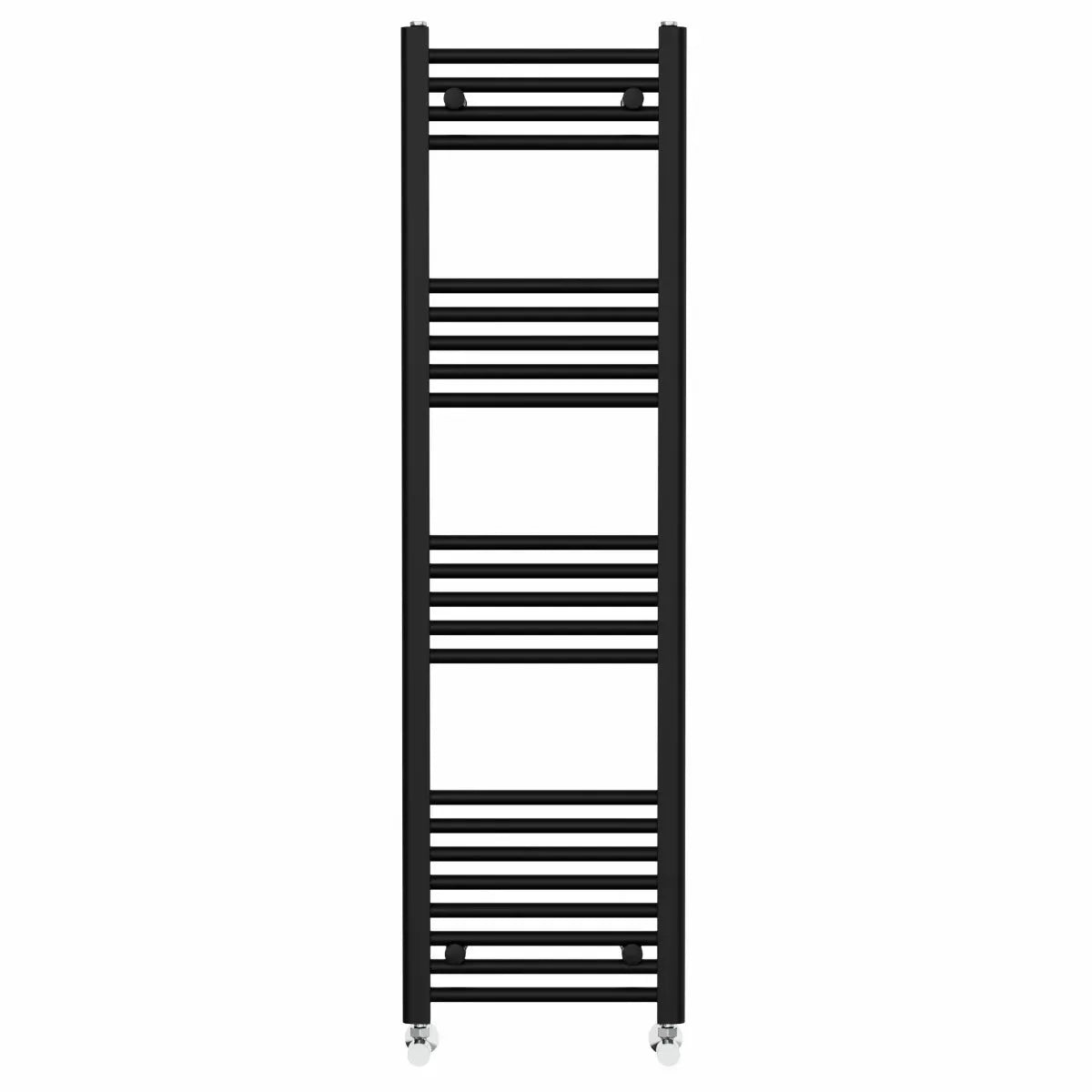 Enna - Straight heated towel rail black