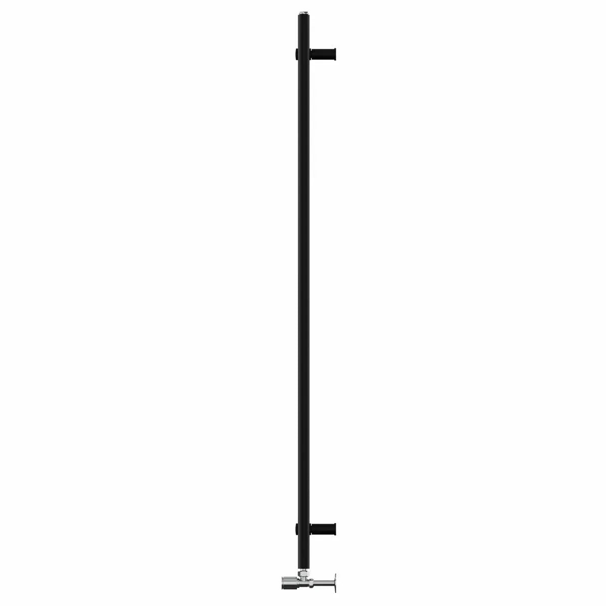 Enna - Straight heated towel rail black