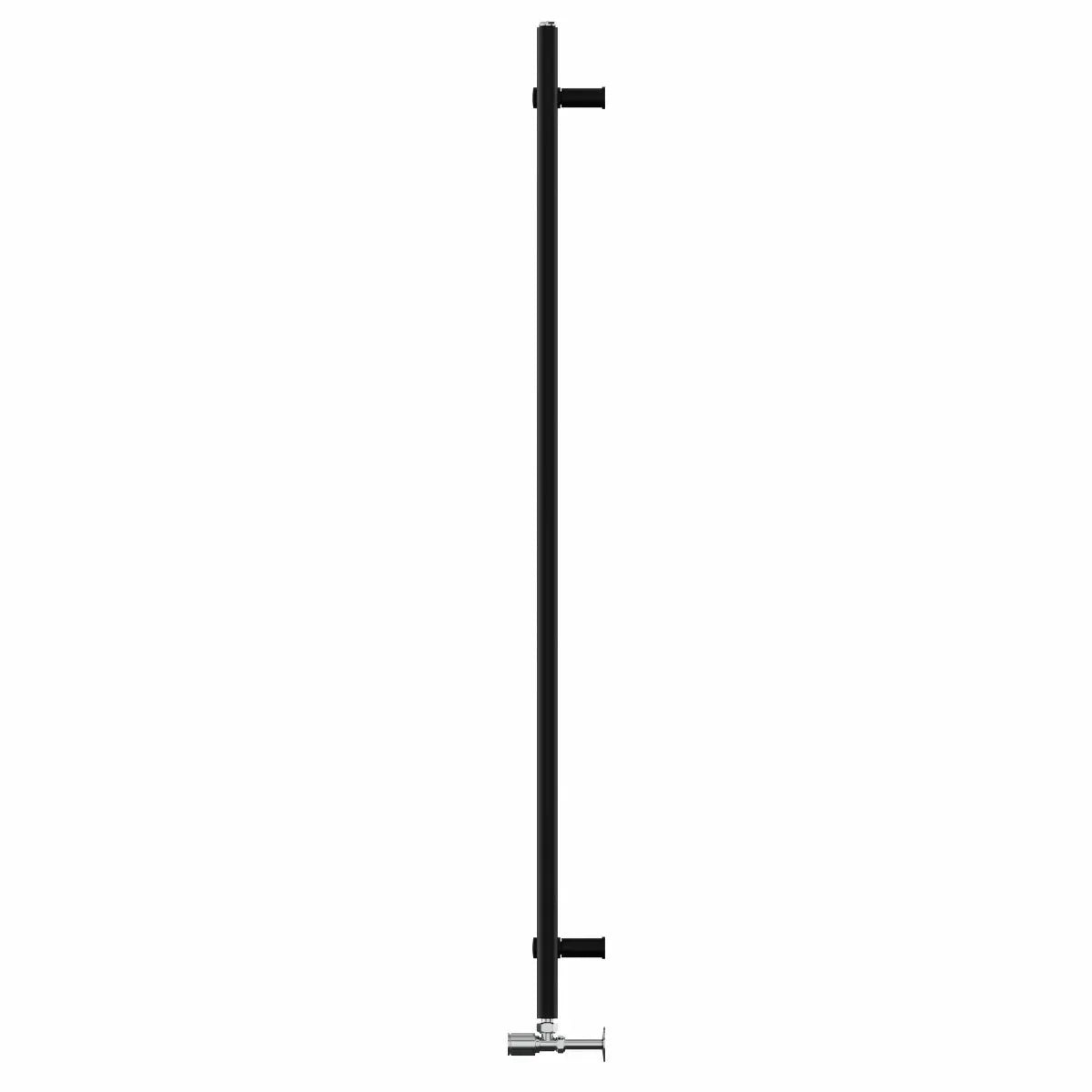 Enna - Straight heated towel rail black