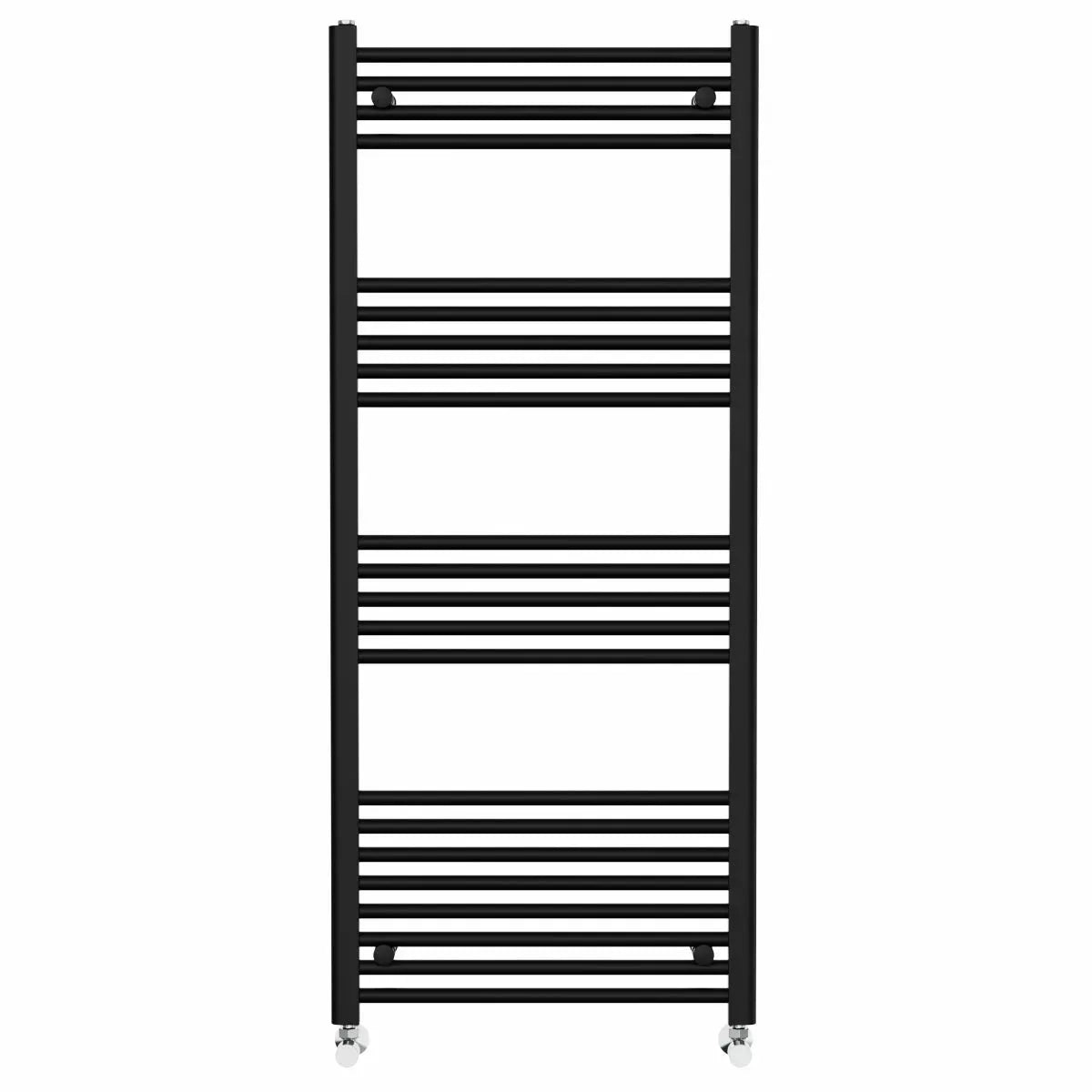 Enna - Straight heated towel rail black