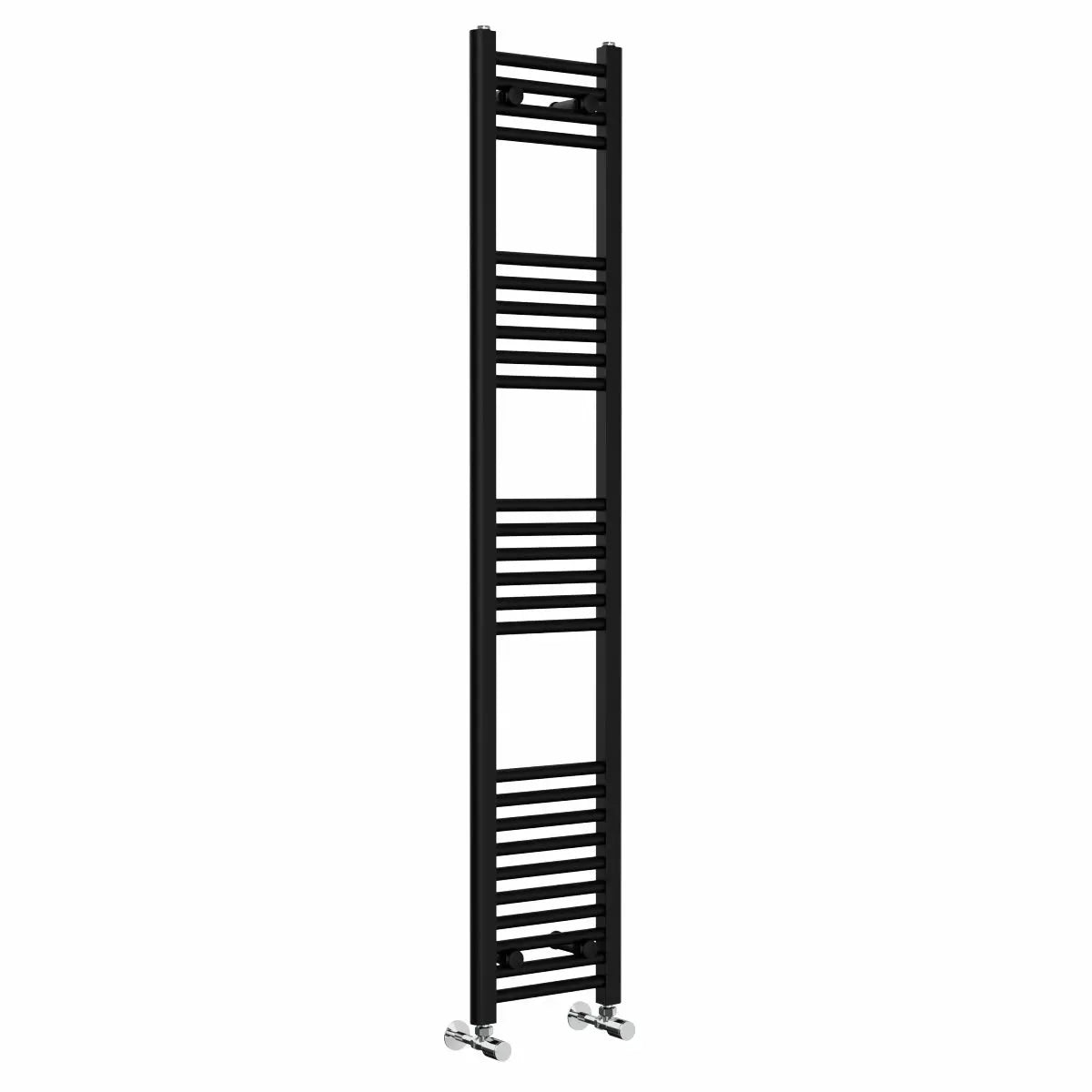 Enna - Straight heated towel rail black