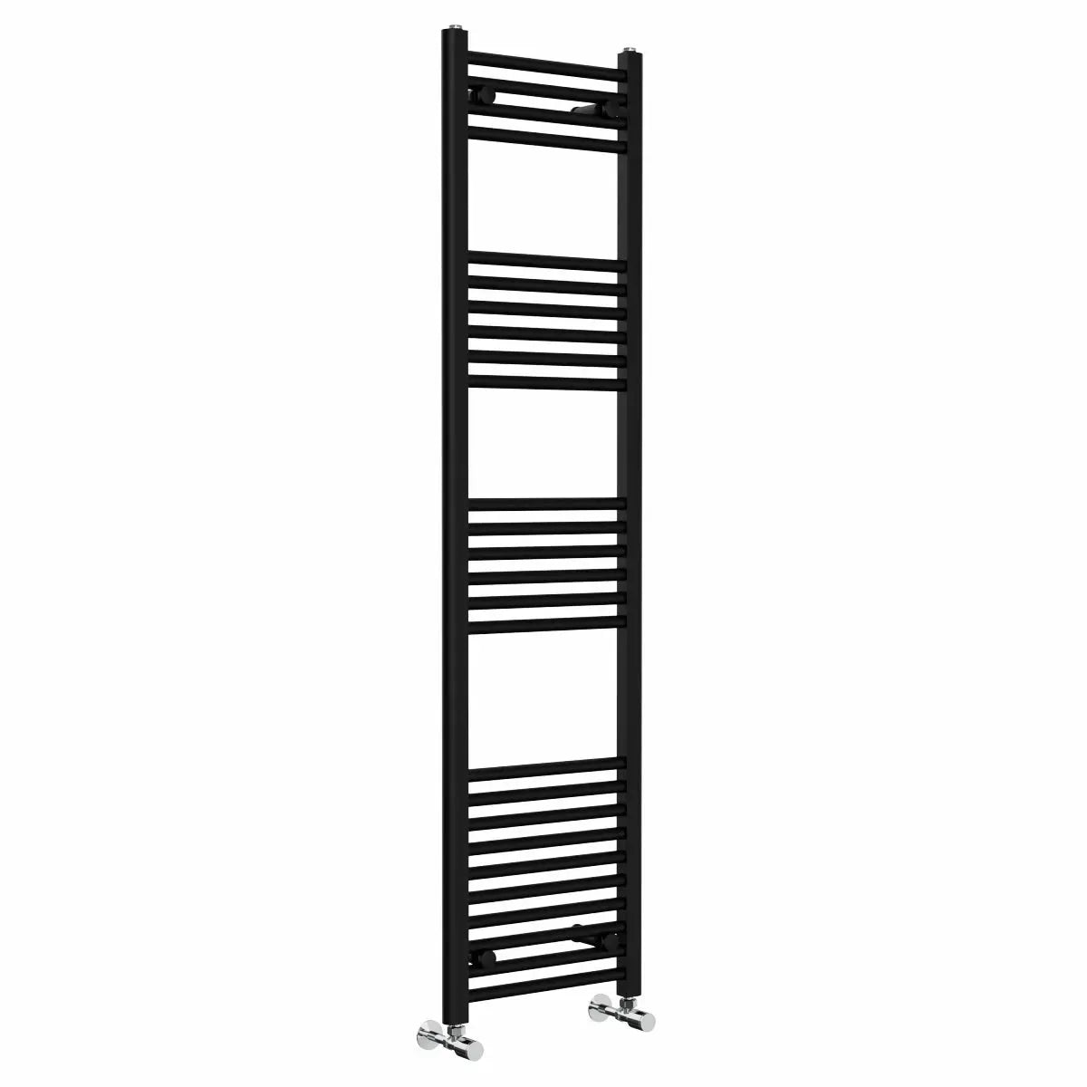 Enna - Straight heated towel rail black