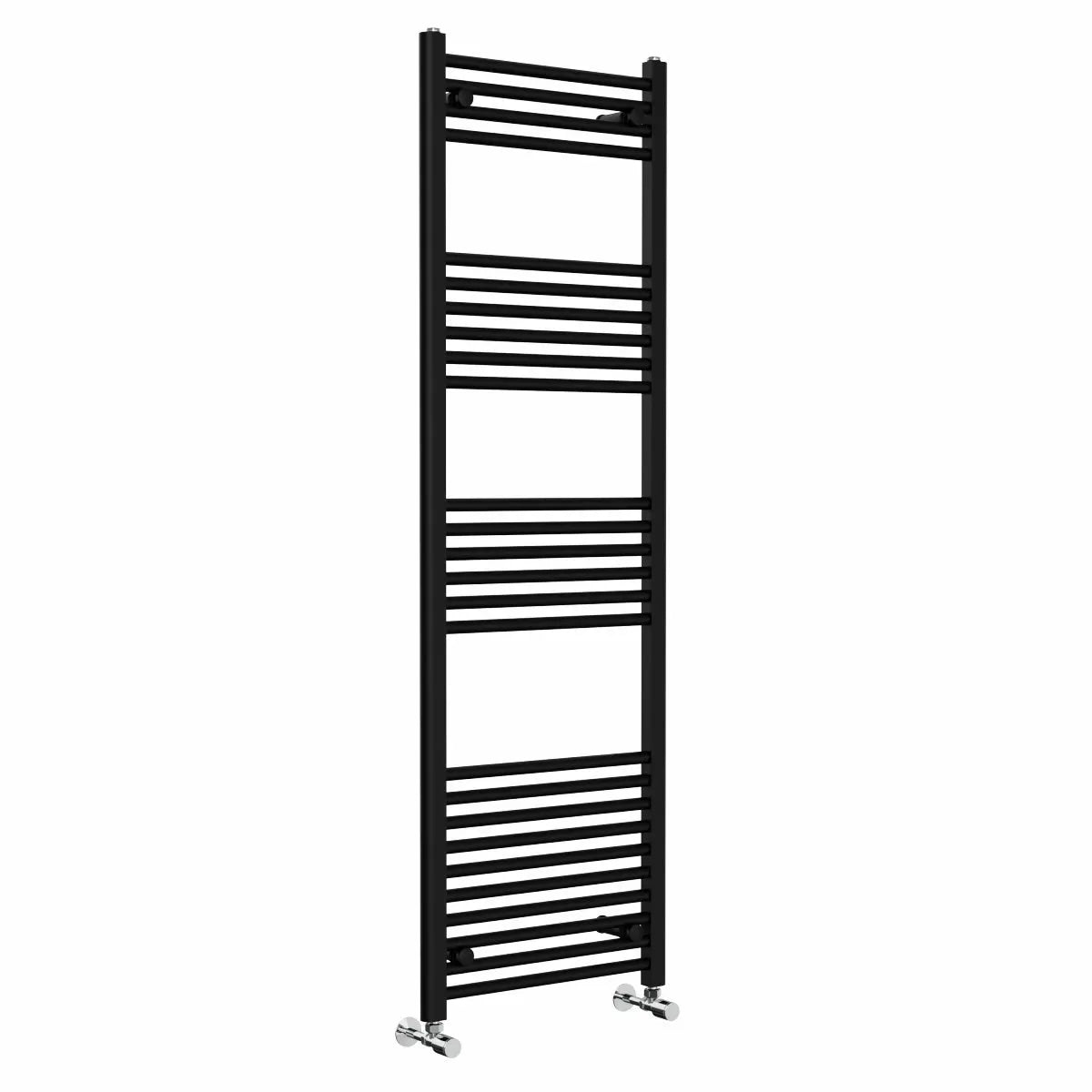 Enna - Straight heated towel rail black