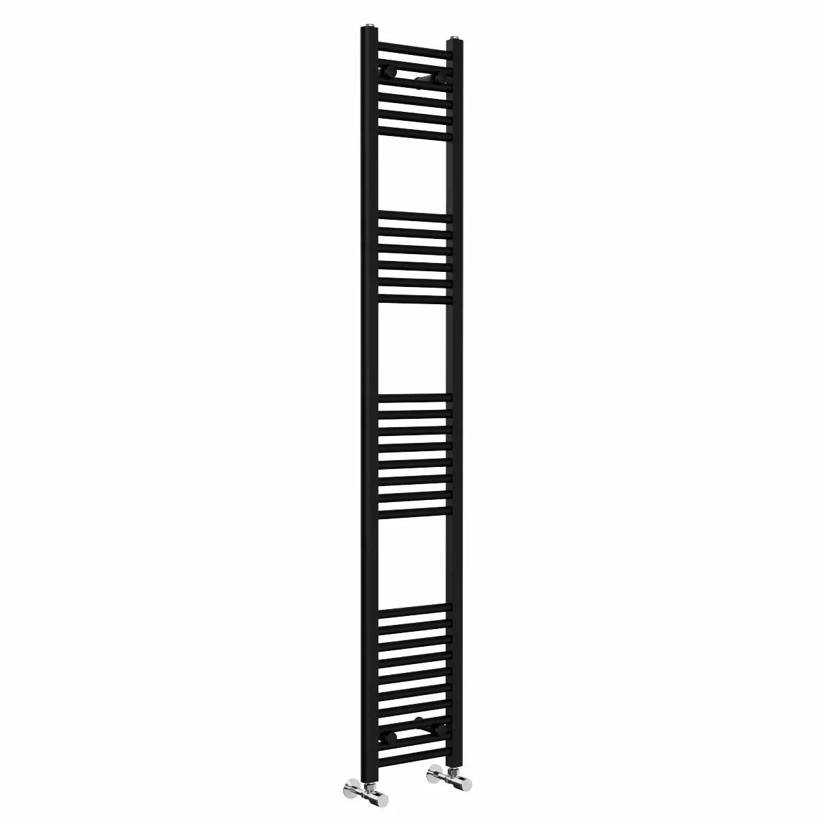 Enna - Straight heated towel rail black